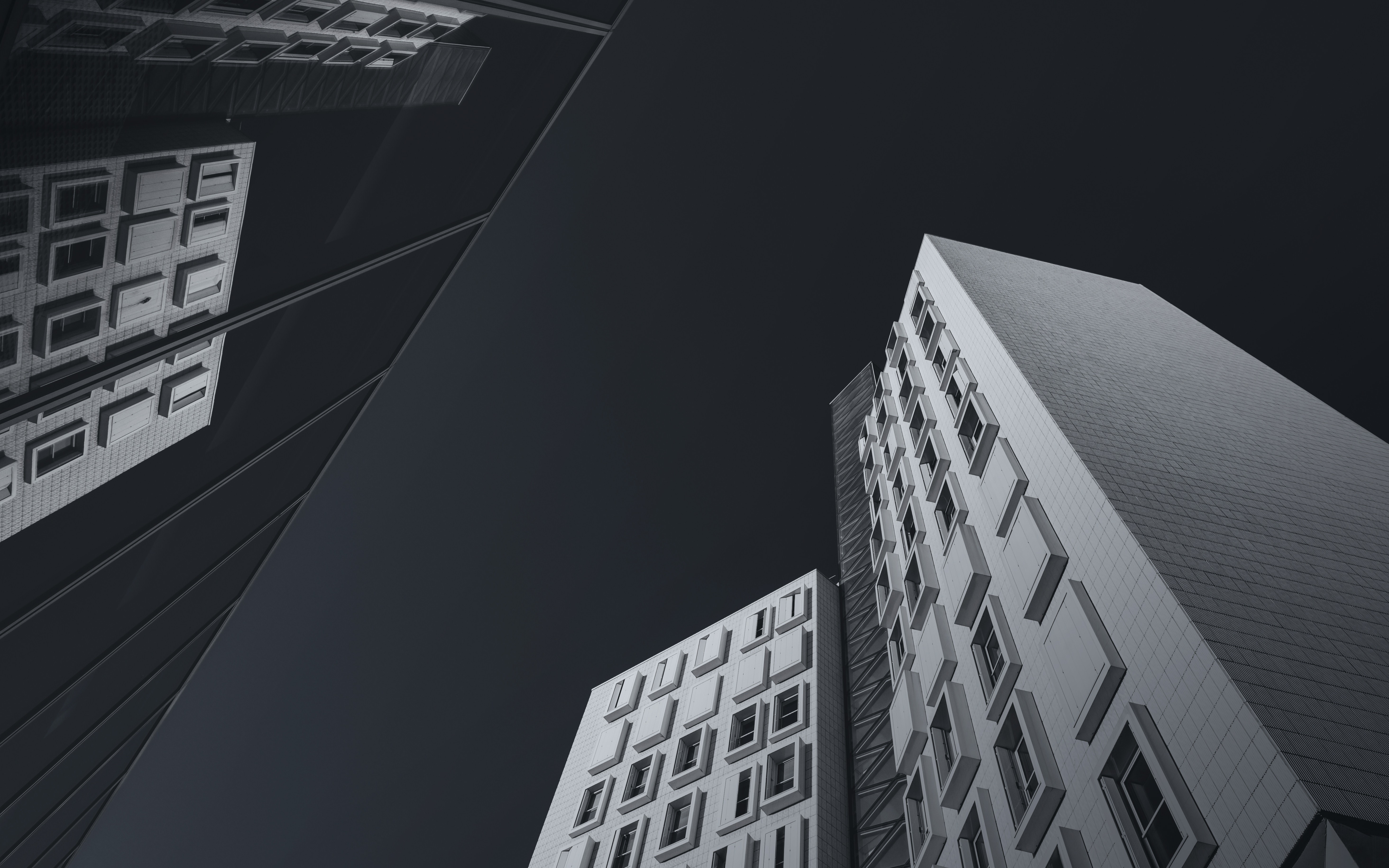 building, monochrome, window, HD Wallpaper