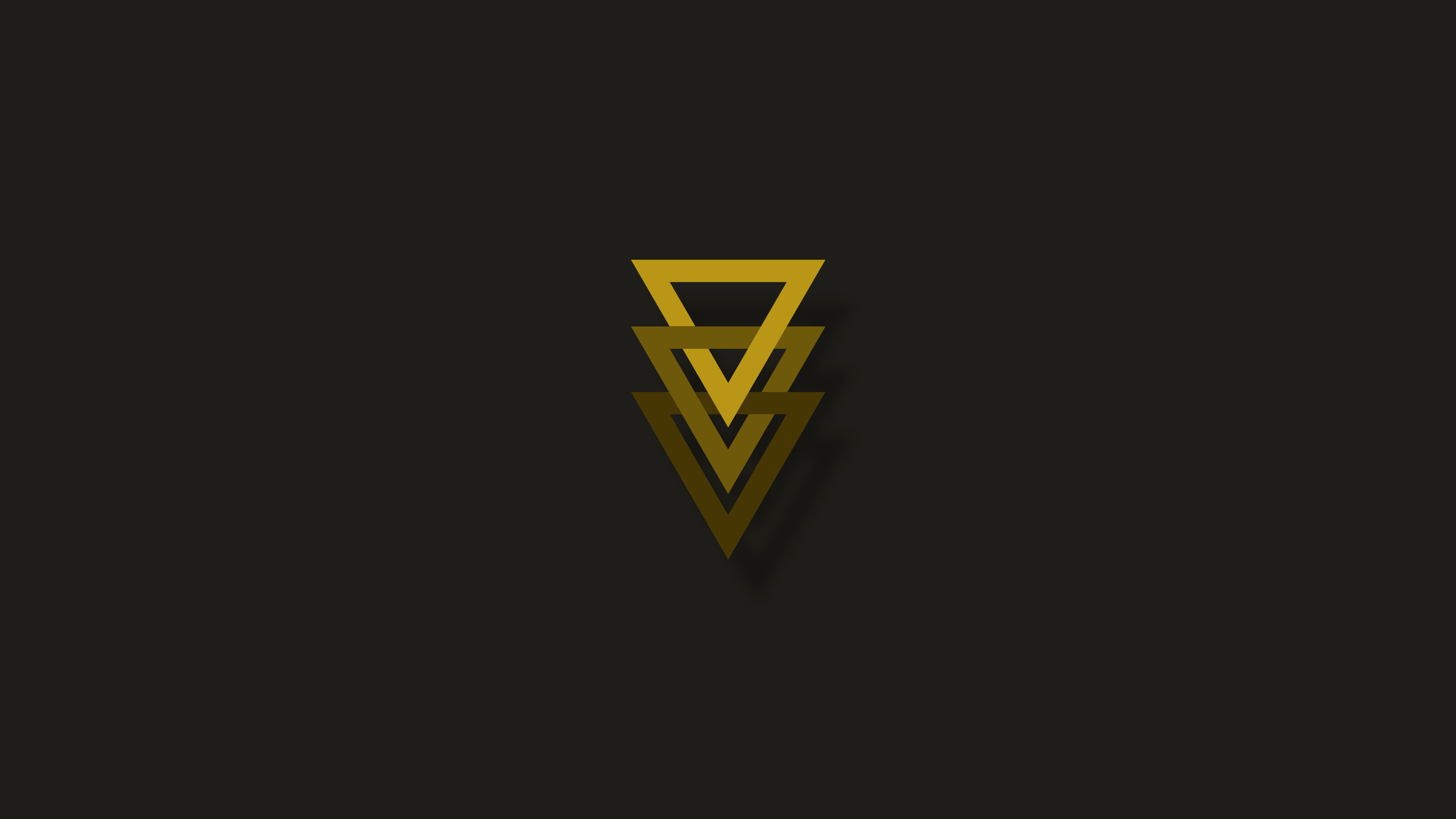 minimalism, triangle, geometry, HD Wallpaper