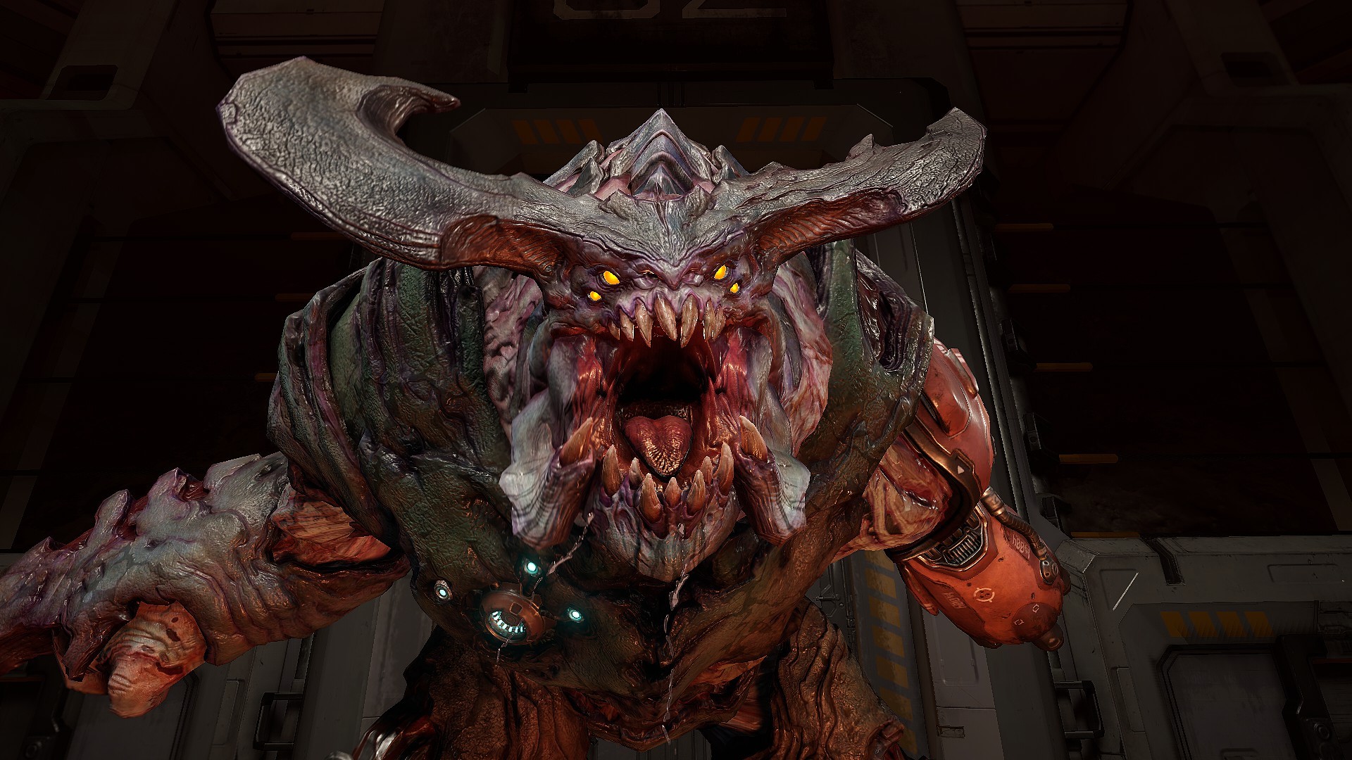 video games, Doom (2016), demon, HD Wallpaper