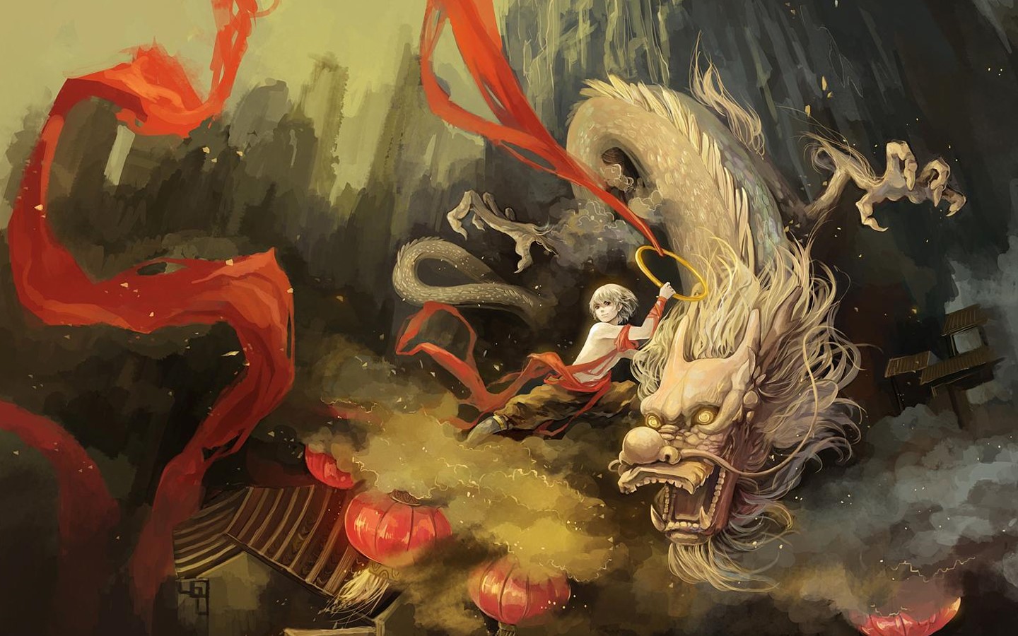 chinese dragon, Nezha, Journey to the west, Chinese mythology, HD Wallpaper