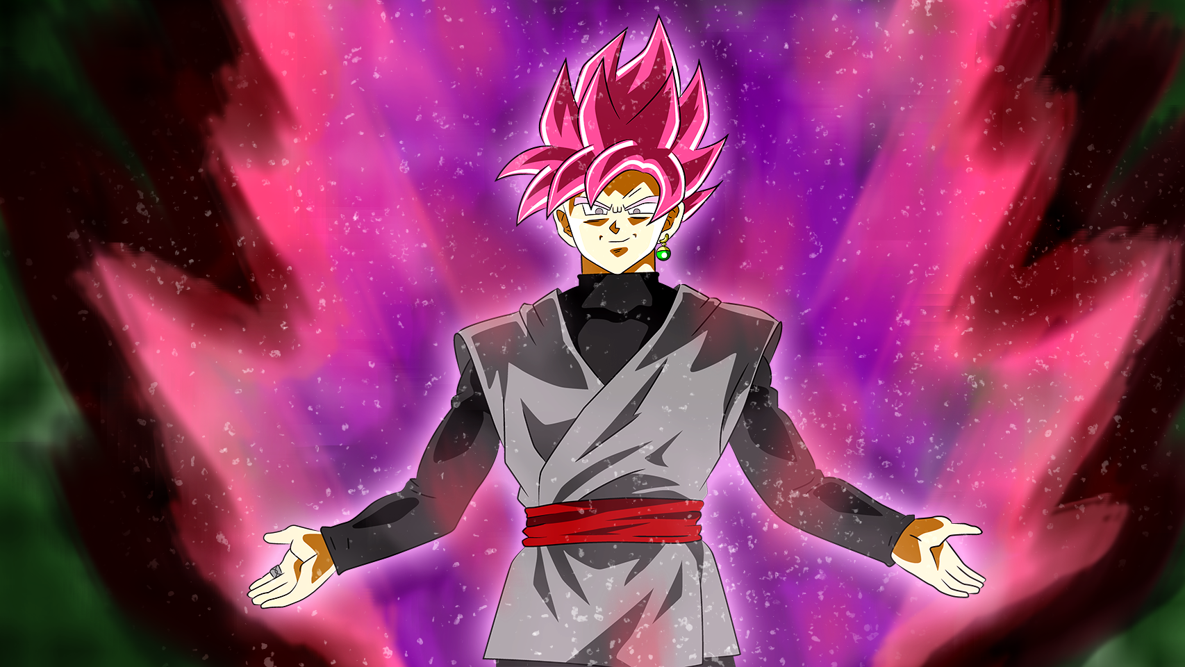 Black Goku, Super Saiyan Blue, Dragon Ball Super, Akira Toriyama, Dragon Ball, HD Wallpaper
