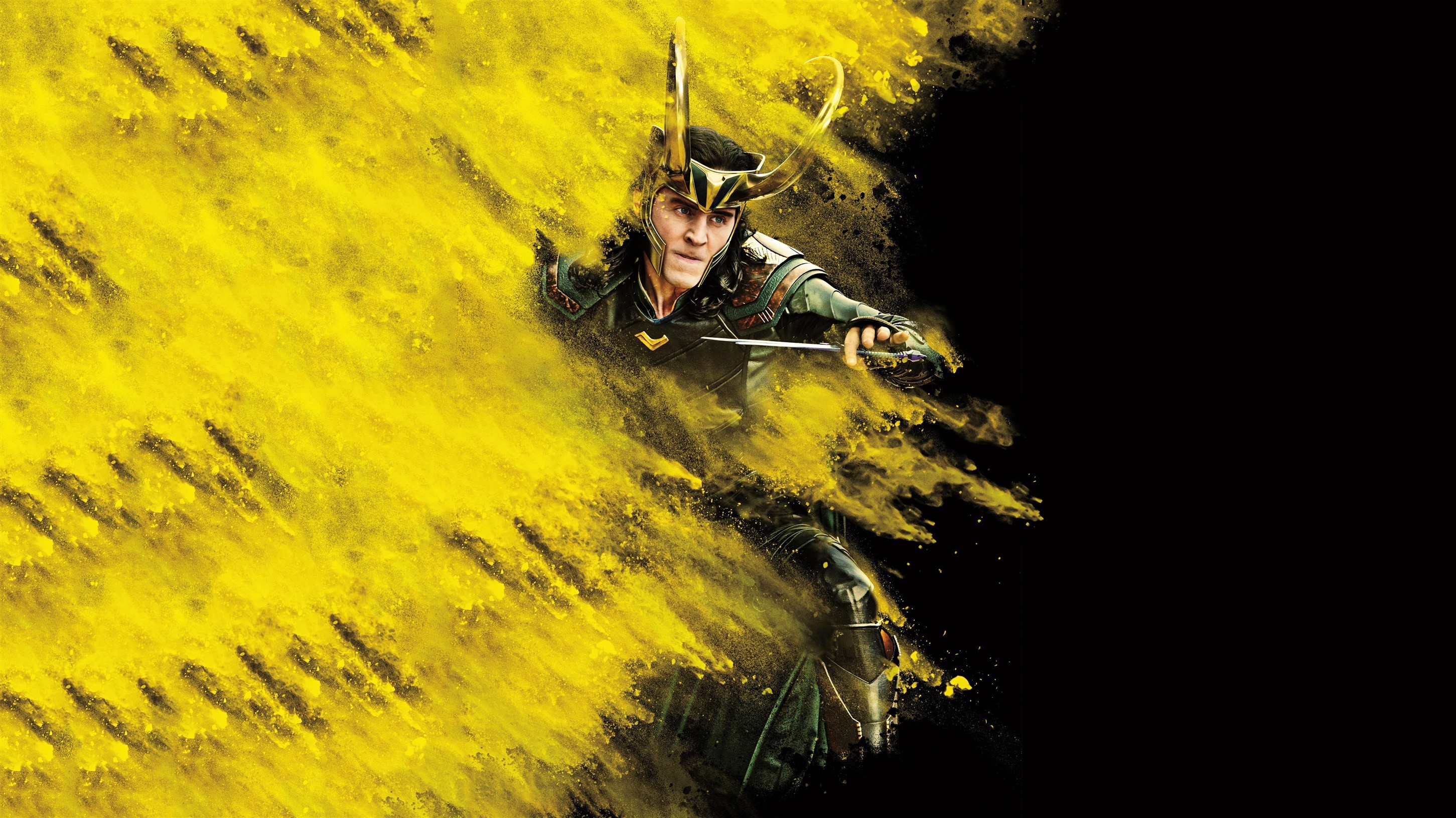 Thor : Ragnarok, Loki, yellow, HD Wallpaper