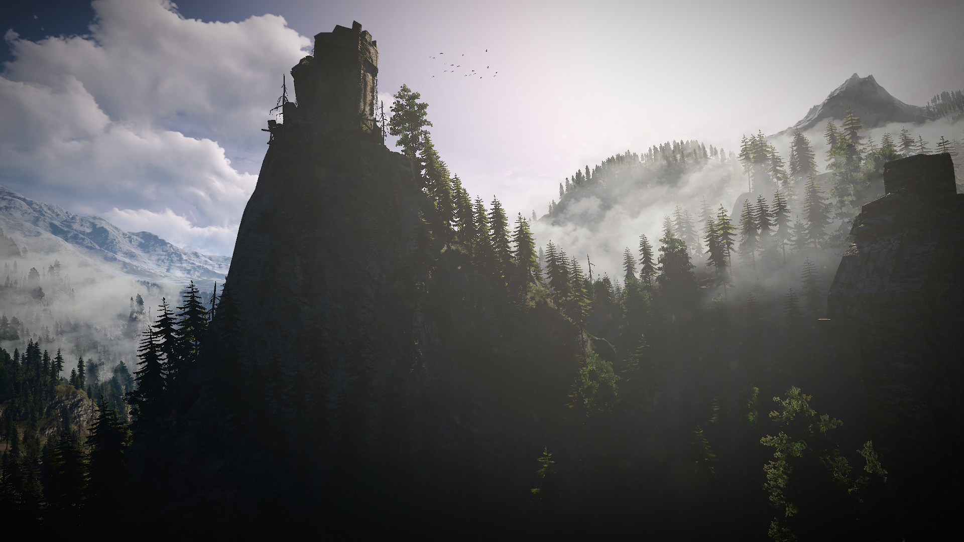 The Witcher 3: Wild Hunt, Kaer Morhen, The Witcher, screen shot, HD Wallpaper