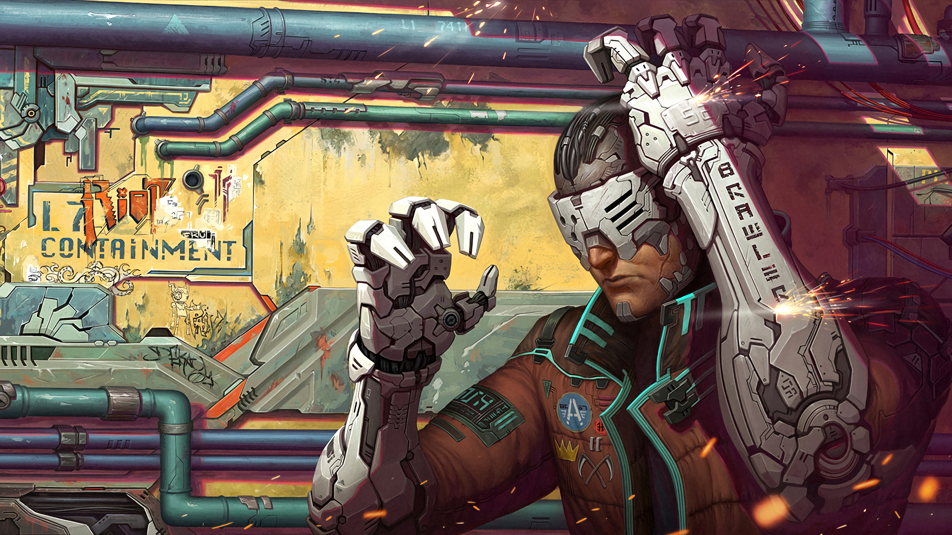 digital art, futuristic, science fiction, cyborg, HD Wallpaper