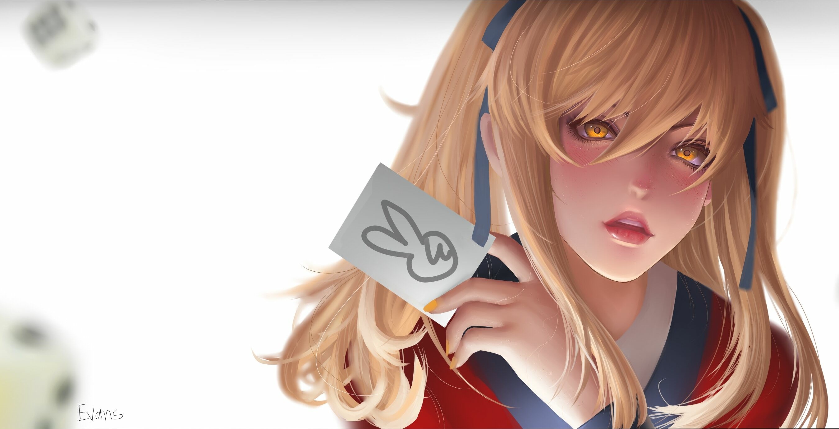 Kakegurui, anime girls, Saotome Meari, HD Wallpaper