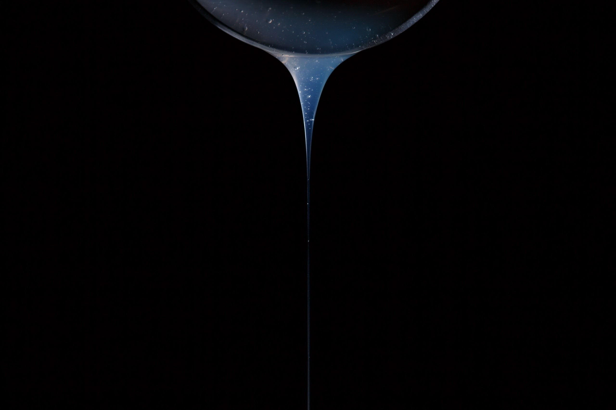 black, blue, minimalism, HD Wallpaper