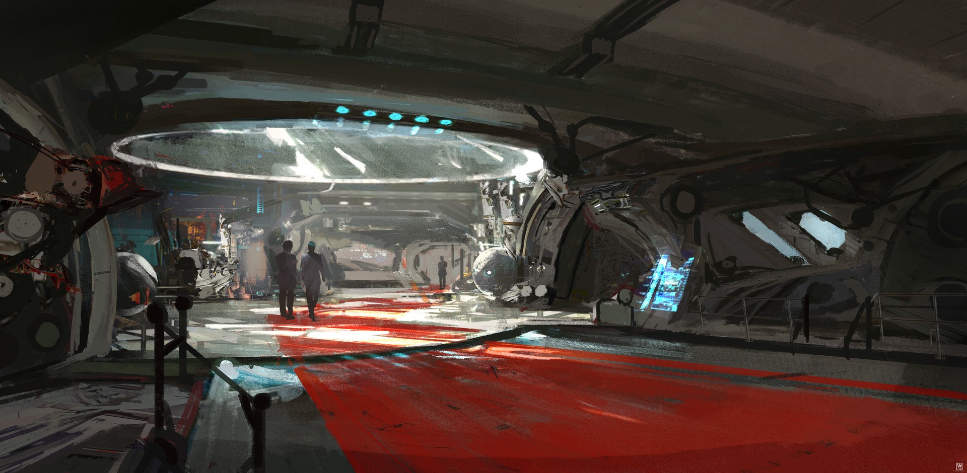cyber, cyberpunk, science fiction, fantasy art, digital art, HD Wallpaper