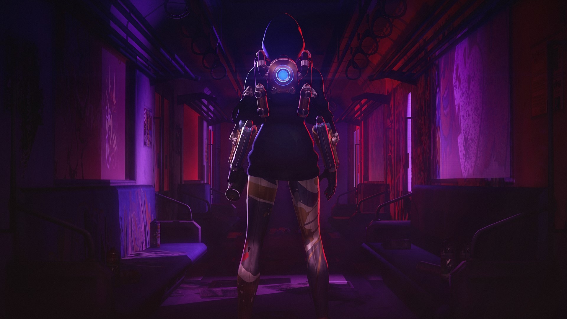 Overwatch, video games, digital art, Tracer (Overwatch), HD Wallpaper