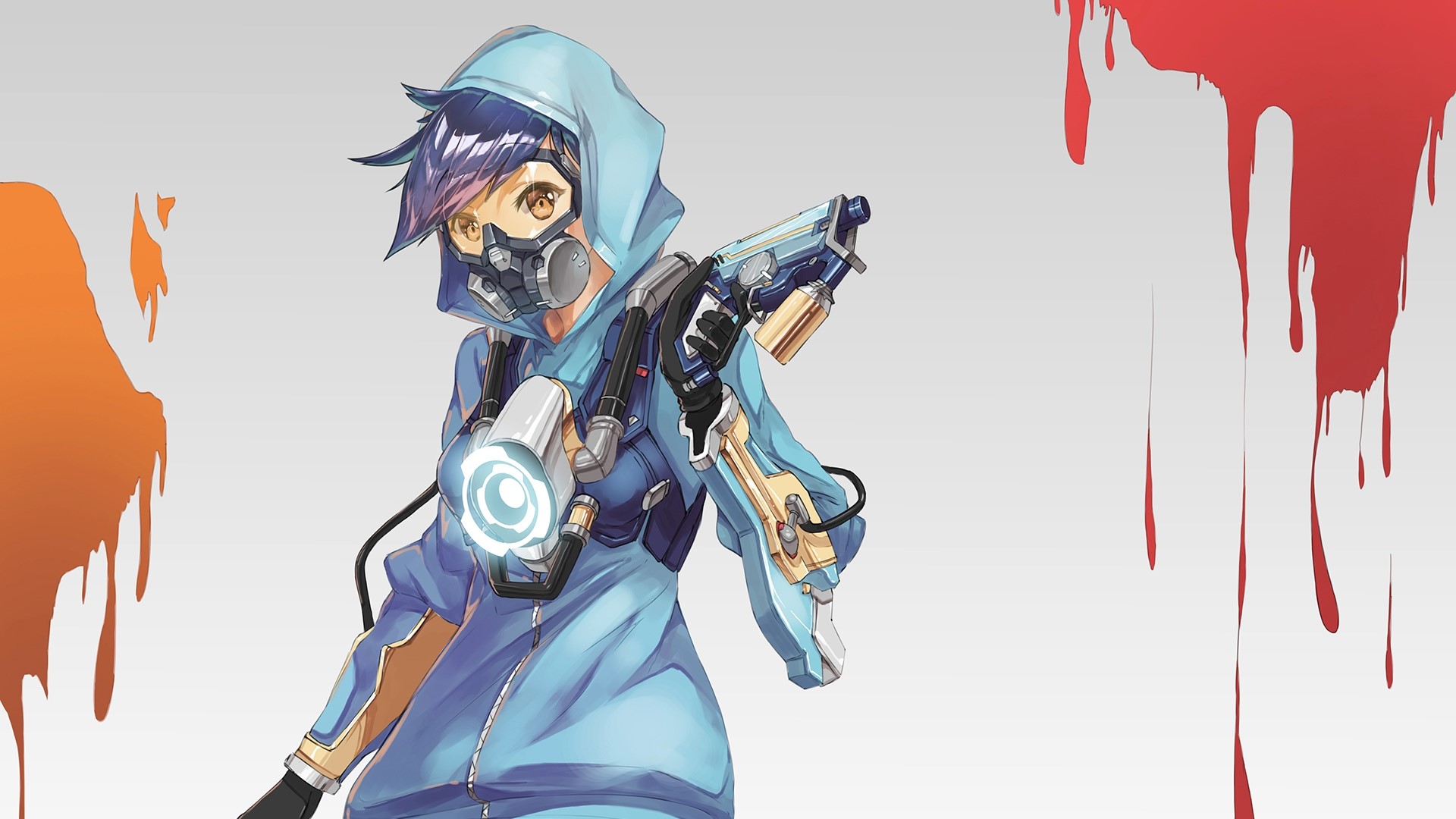 Overwatch, video games, Tracer (Overwatch), digital art, HD Wallpaper
