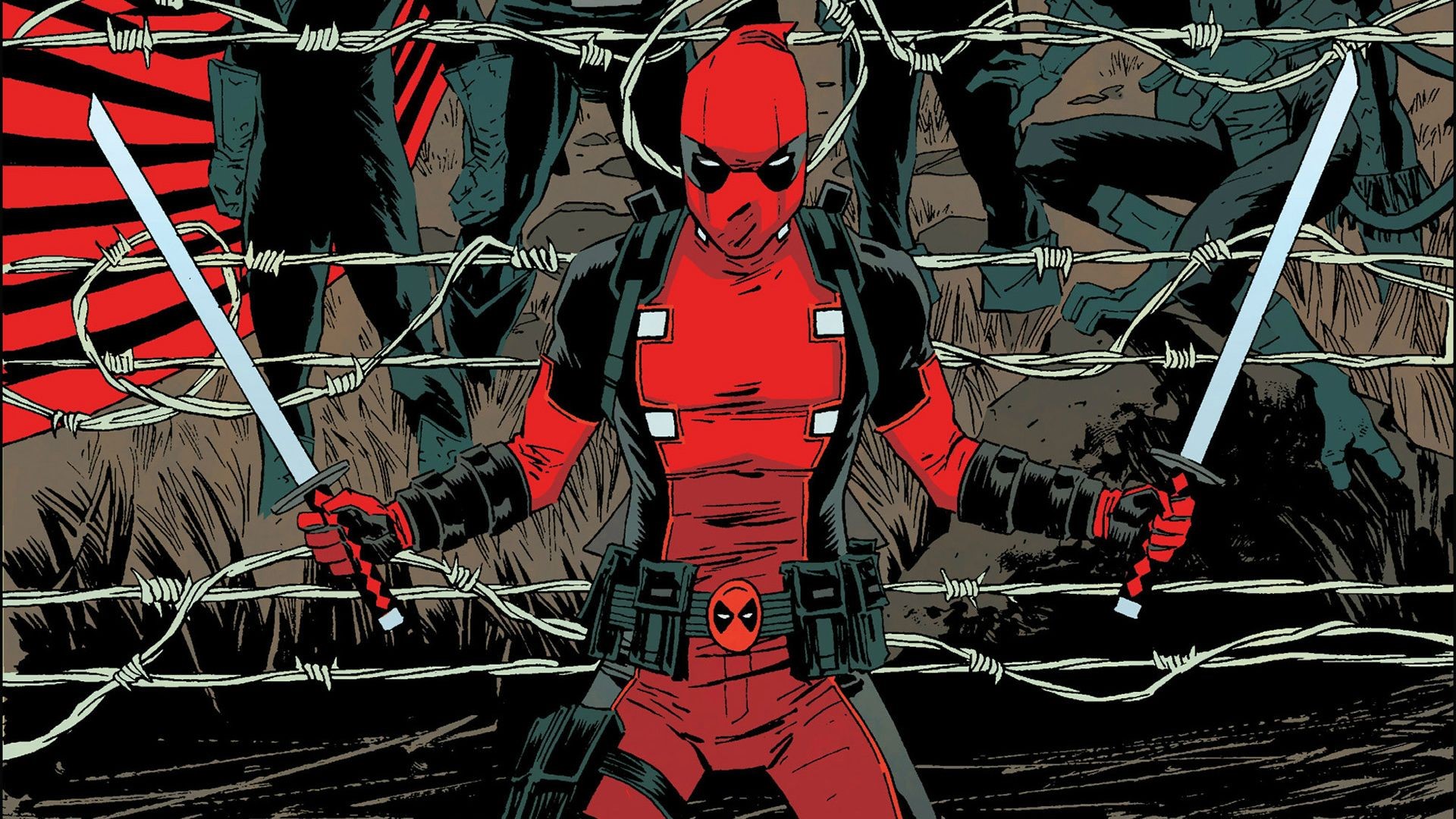 Marvel Comics, comics, Deadpool, HD Wallpaper
