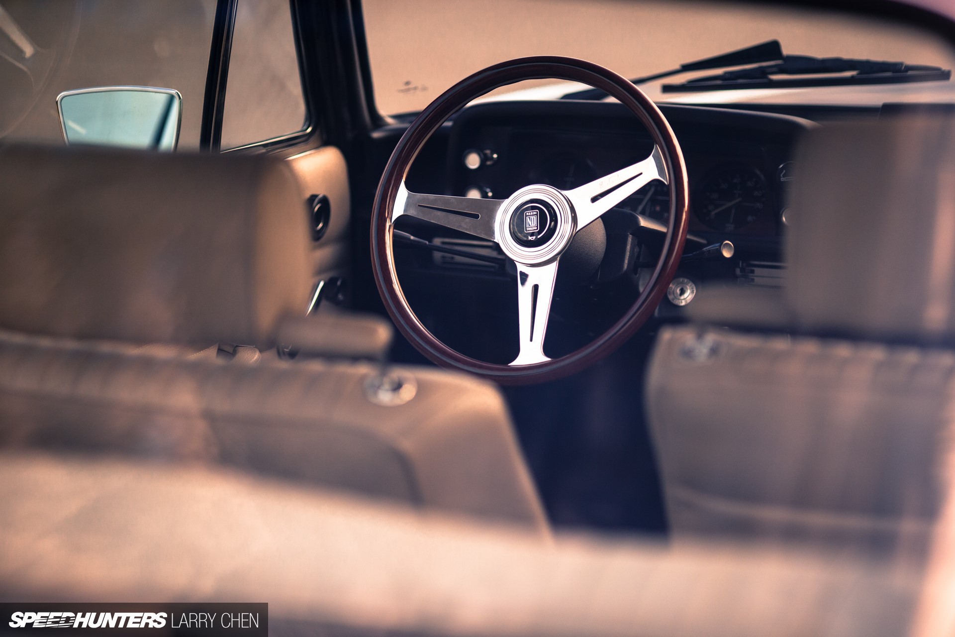 Speedhunters, car, vehicle, BMW, car interior, depth of field, BMW 02 Series, HD Wallpaper