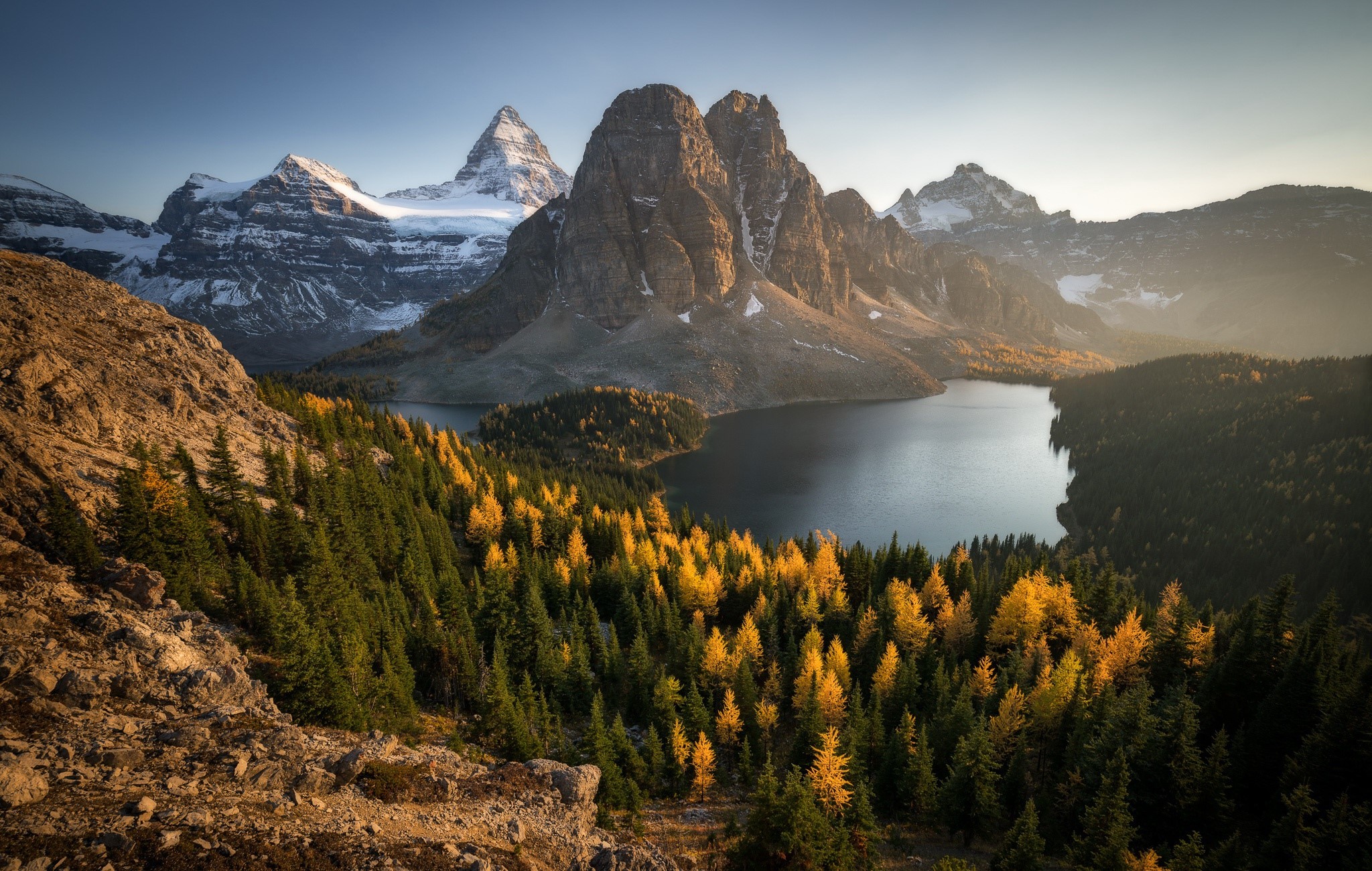 lake, landscape, nature, mountains, HD Wallpaper