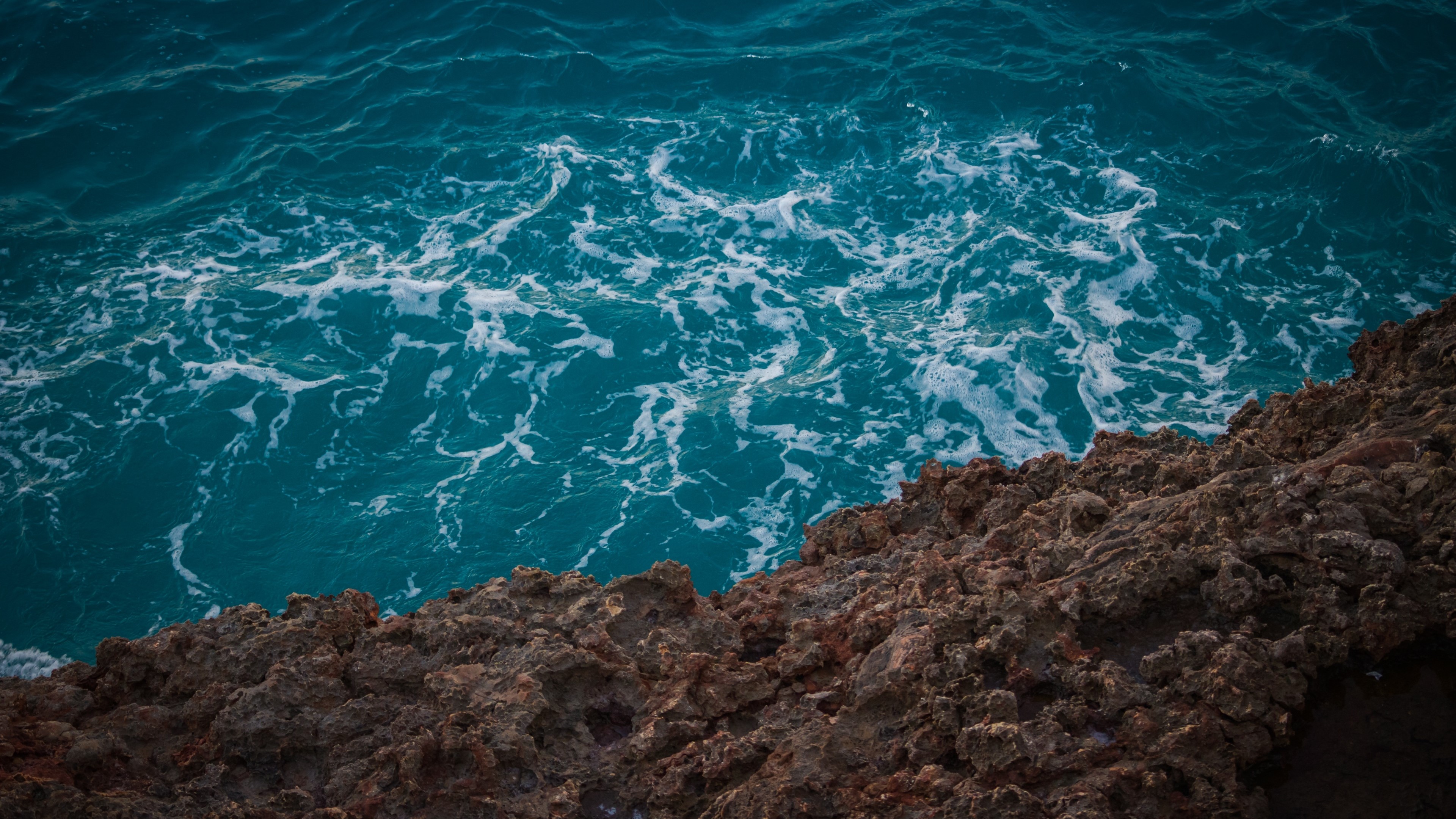stones, water, sea, HD Wallpaper