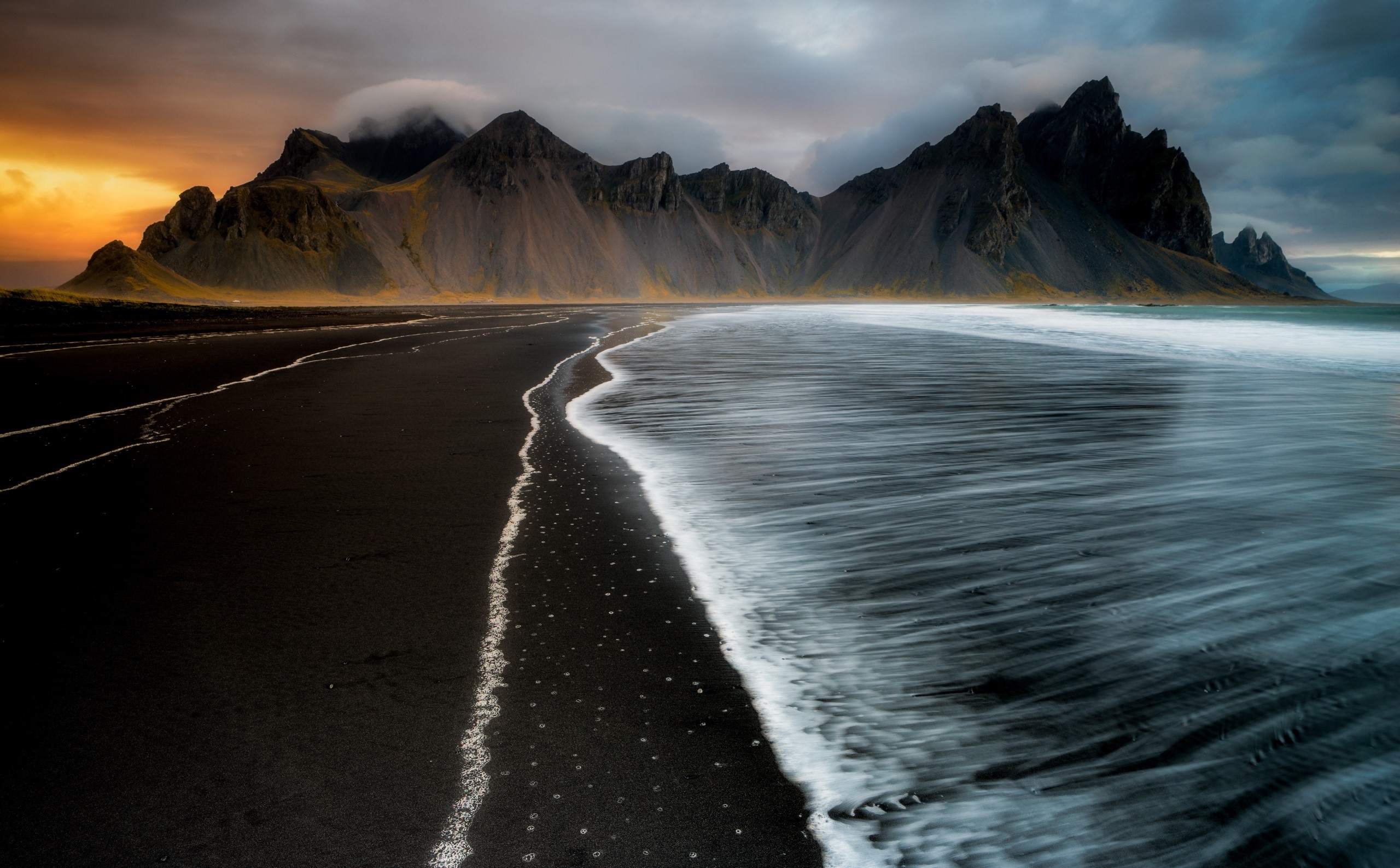 coast, sea, dark, nature, HD Wallpaper