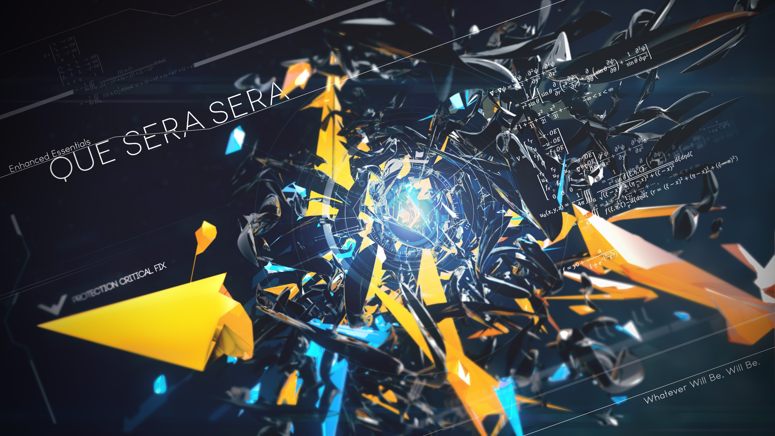 3D Abstract, abstract, text, HD Wallpaper