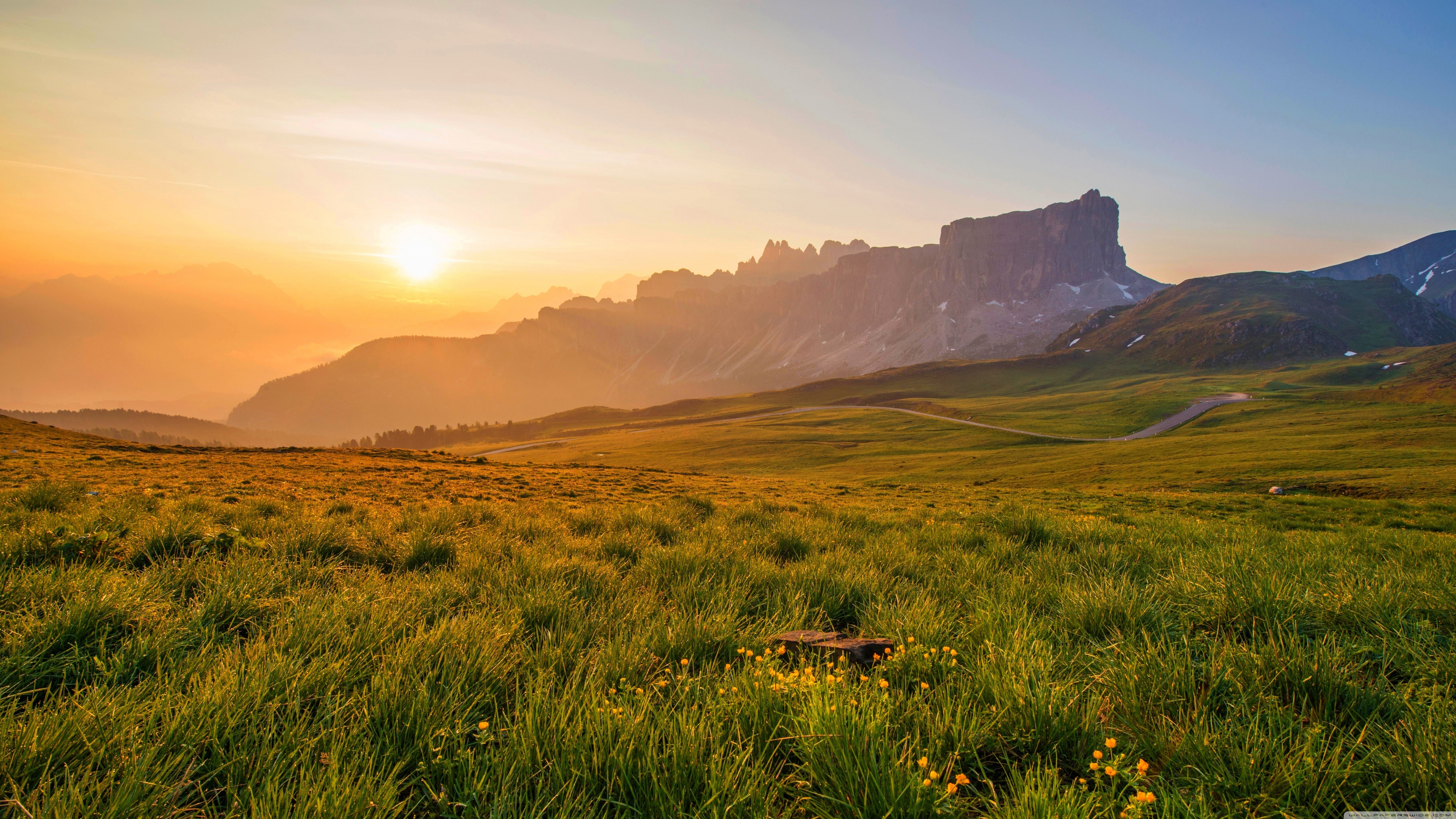 landscape, mountains, valley, HD Wallpaper