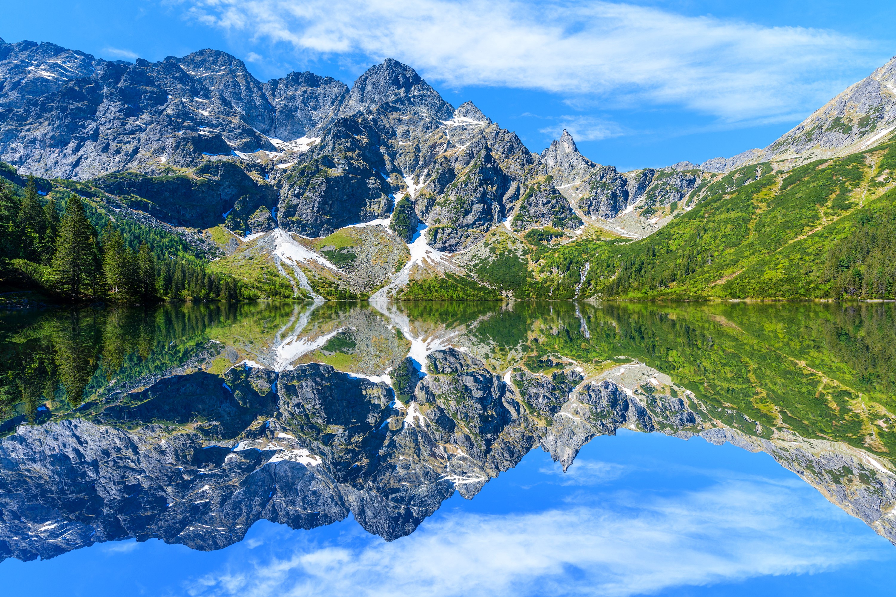landscape, lake, mountains, HD Wallpaper