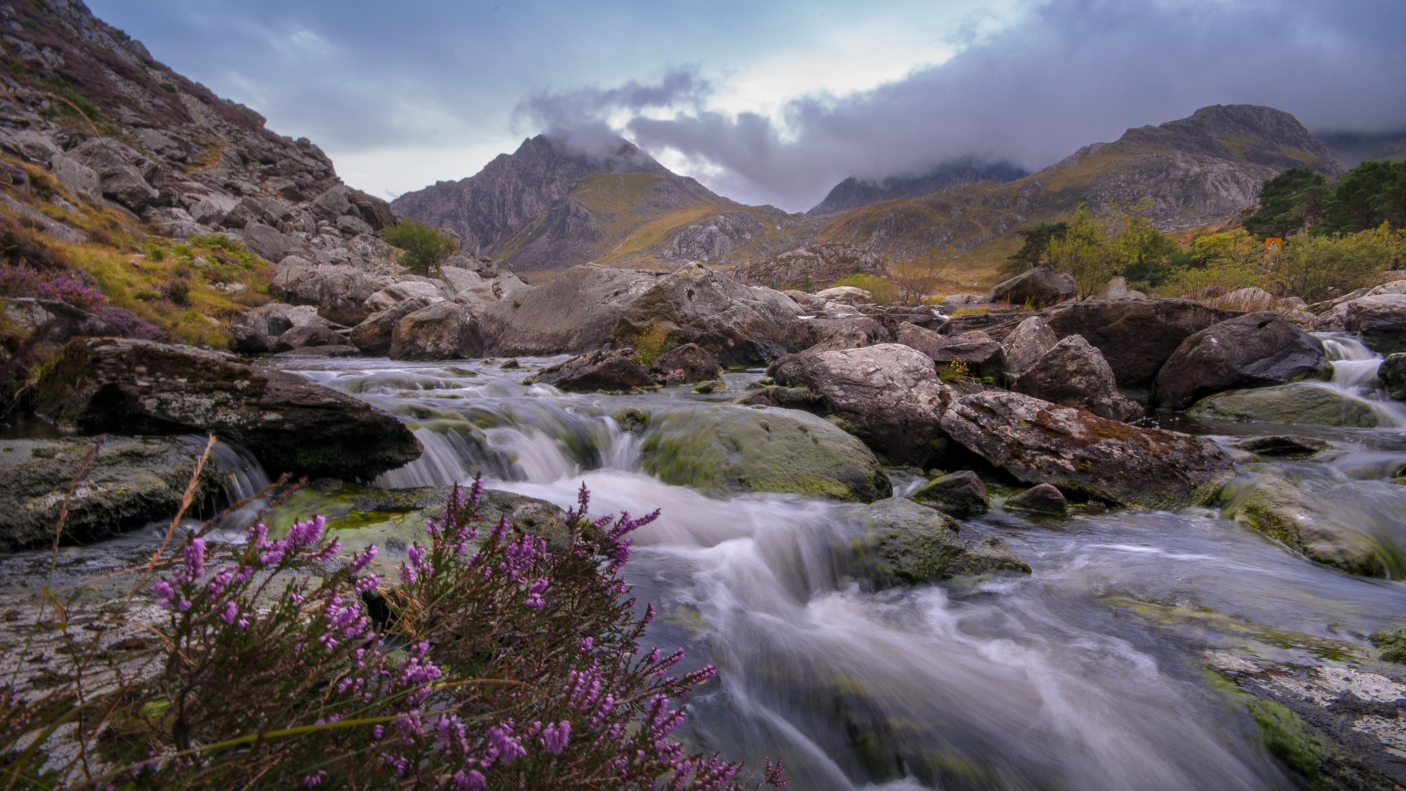 landscape, mountains, river, HD Wallpaper