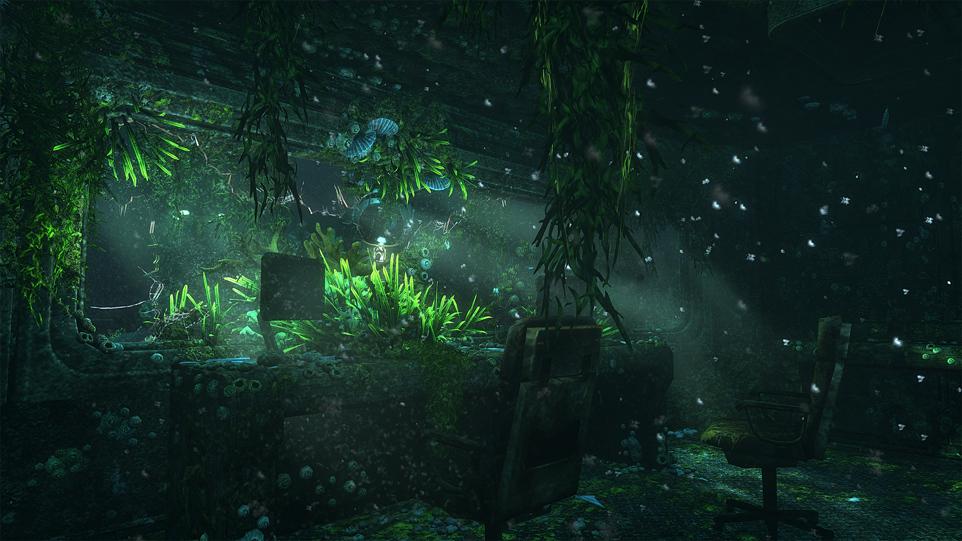 SOMA, video games, underwater, green, HD Wallpaper