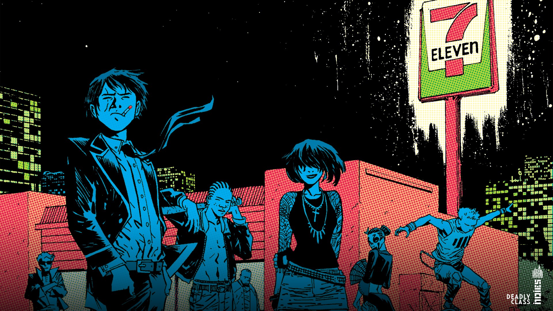 Deadly Class, comics, smoking, love, HD Wallpaper