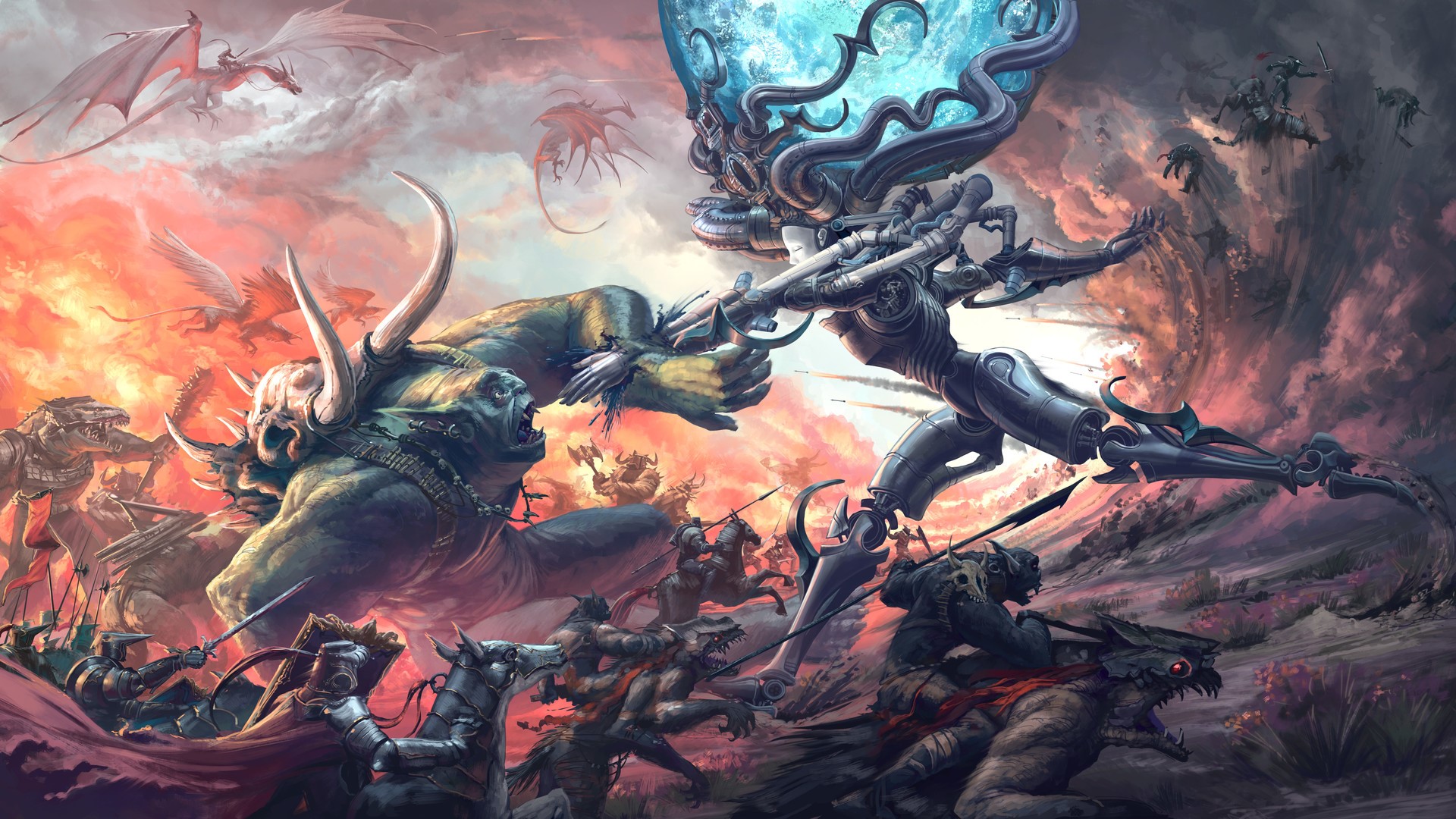 fantasy art, digital art, Thomas Chamberlain - Keen, HD Wallpaper