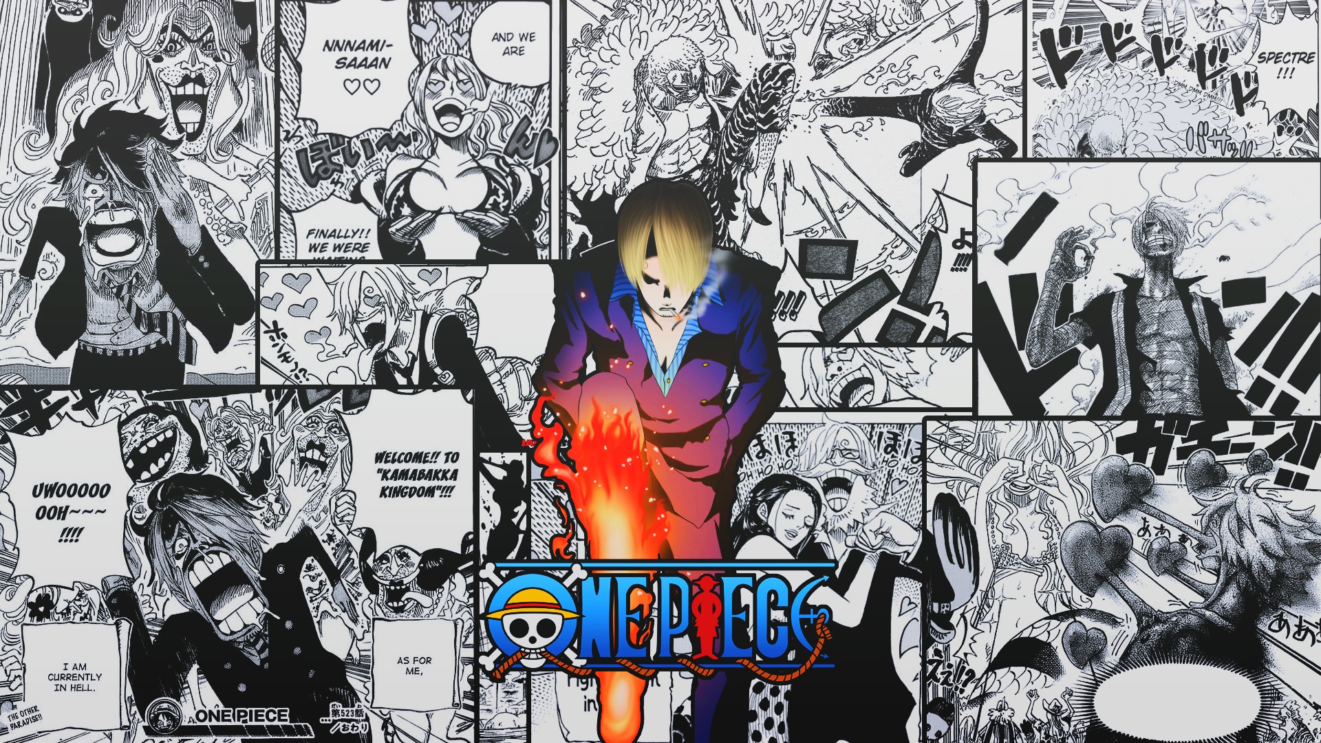 anime, One Piece, manga, anime boys, HD Wallpaper