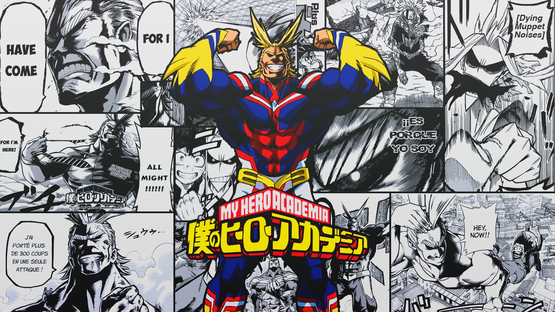 anime, Boku no Hero Academia, all might, HD Wallpaper