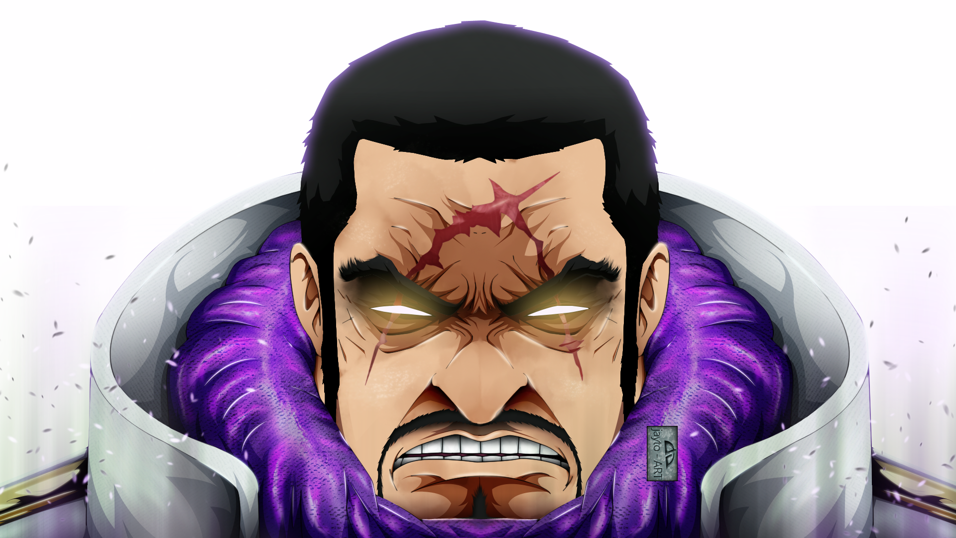anime, One Piece, anime men, glowing eyes, HD Wallpaper
