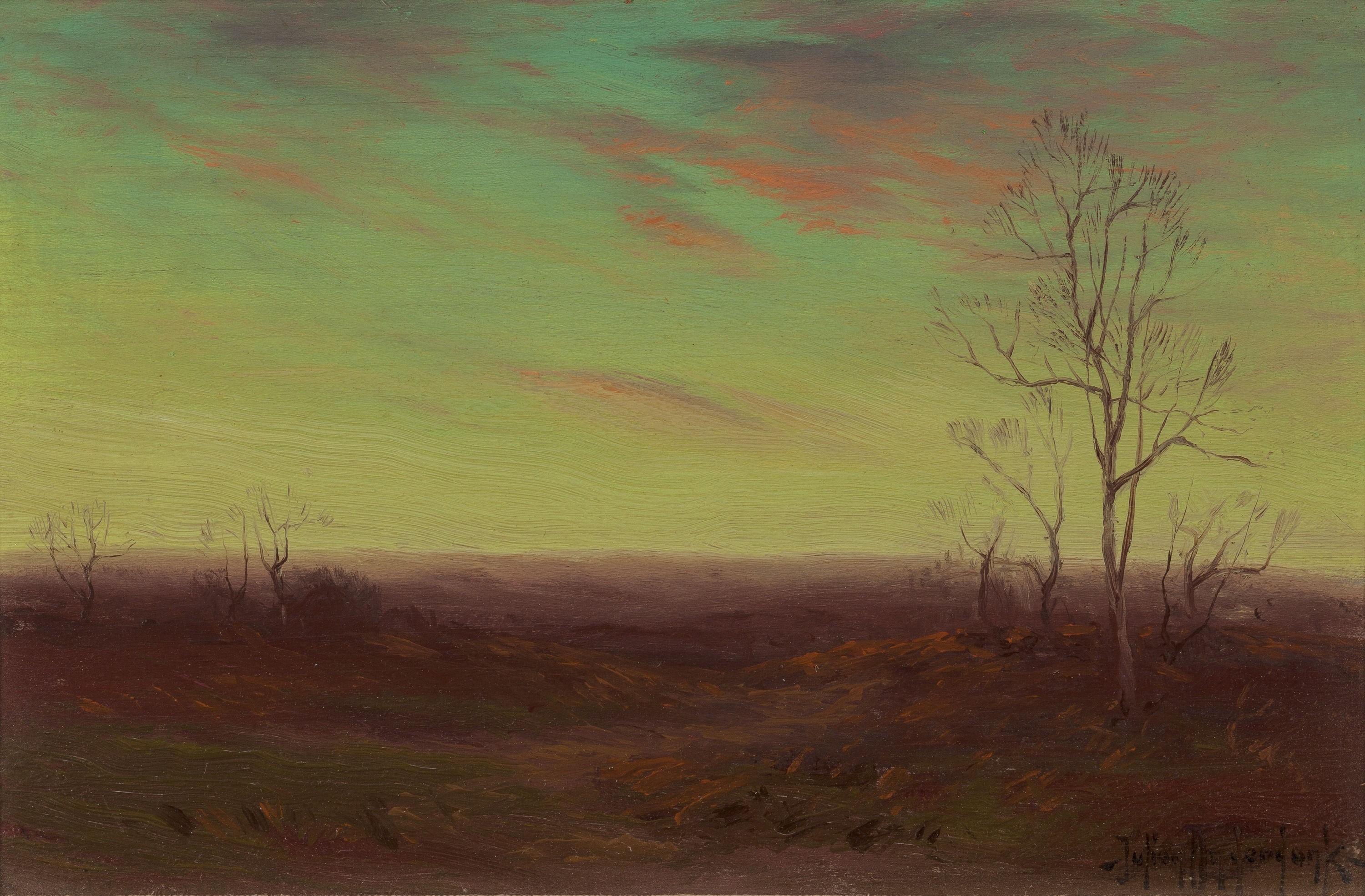Julian Onderdonk, classic art, painting, sky, landscape, HD Wallpaper