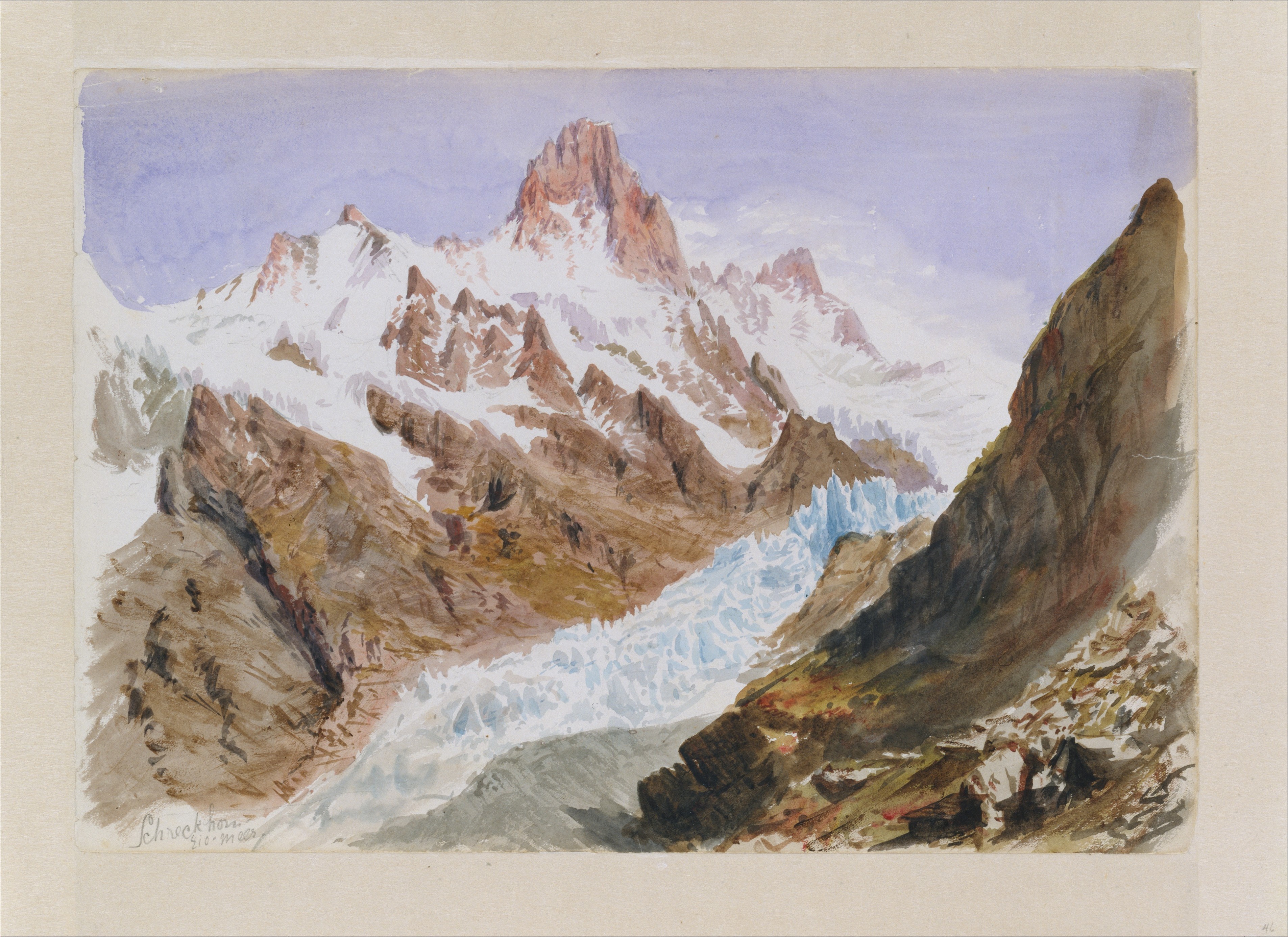 John Singer Sargent, classic art, mountains, nature, painting, HD Wallpaper