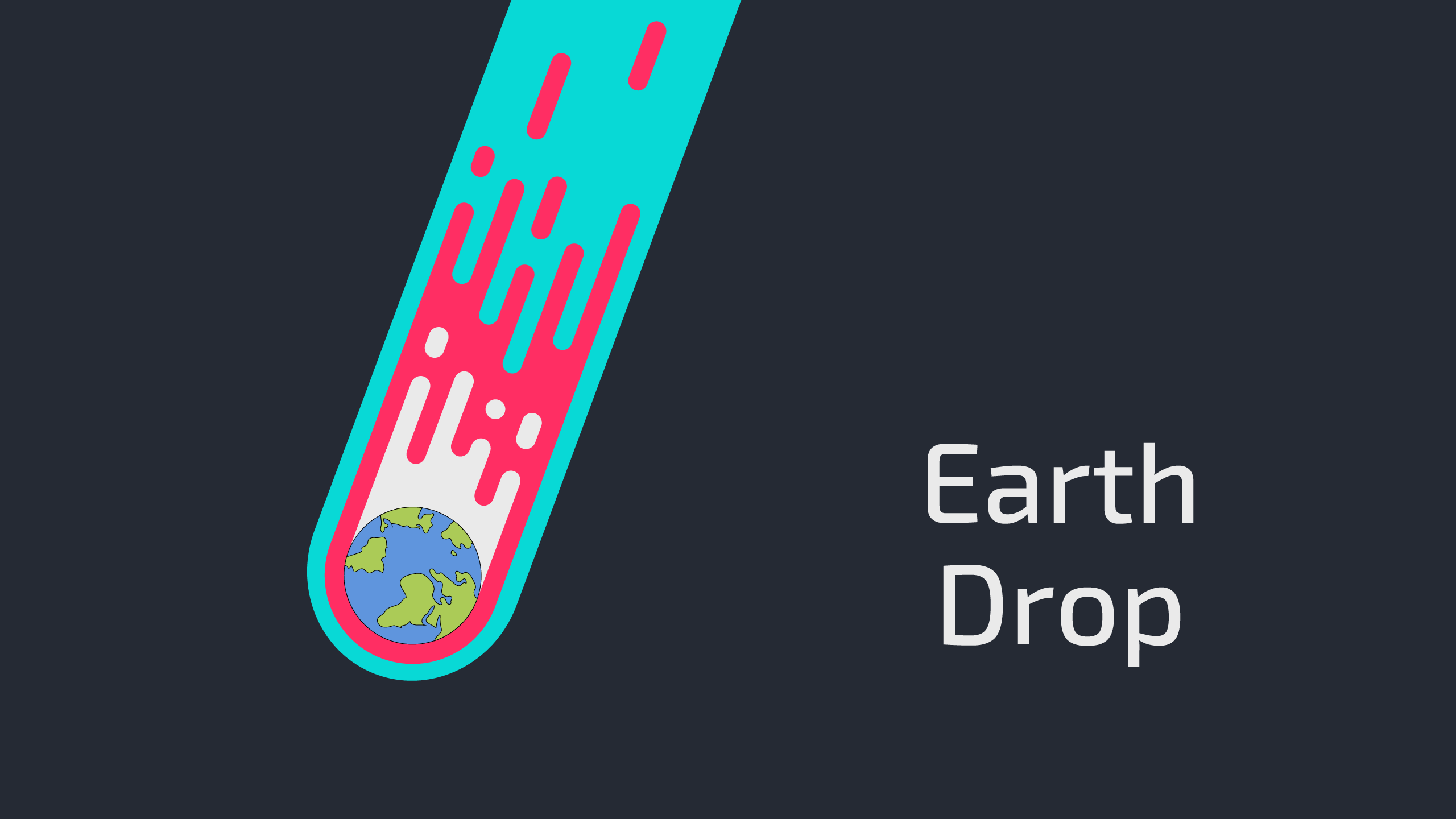 Earth, galaxy, space, text, cyan, HD Wallpaper