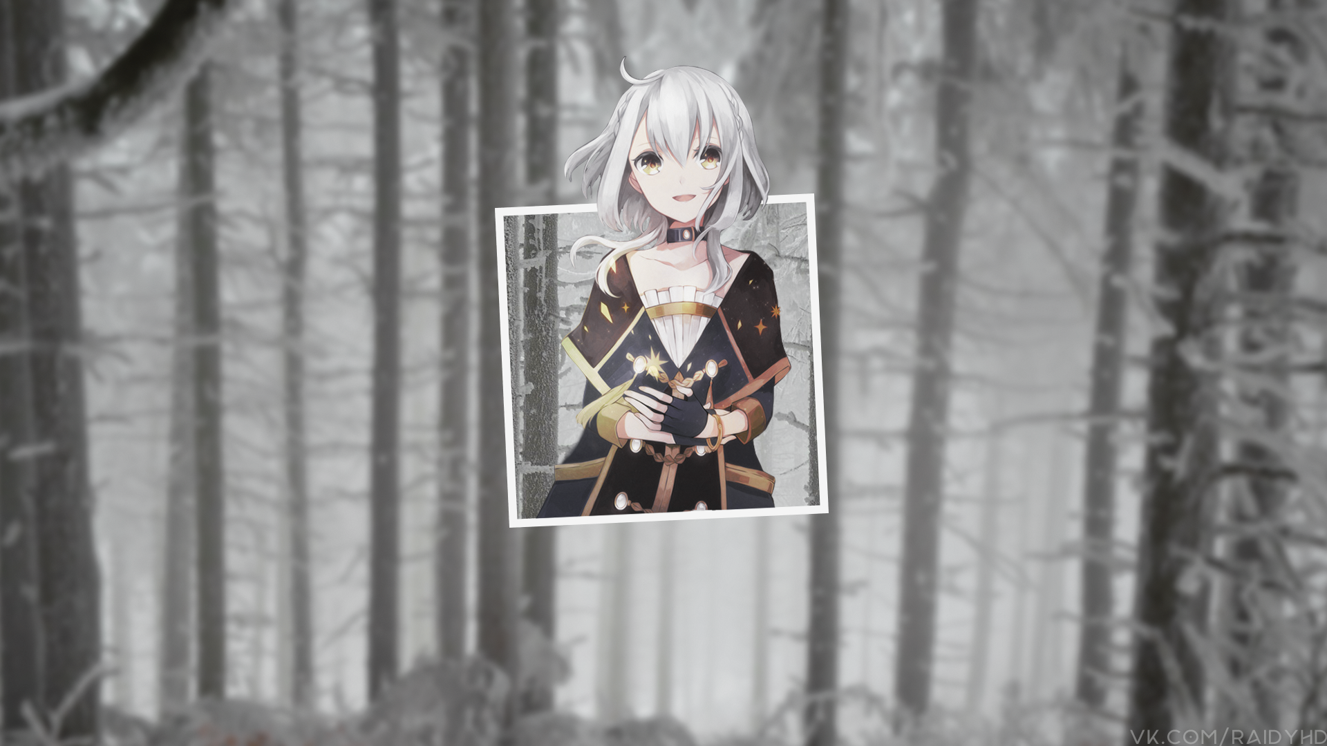 anime, anime girls, snow, HD Wallpaper