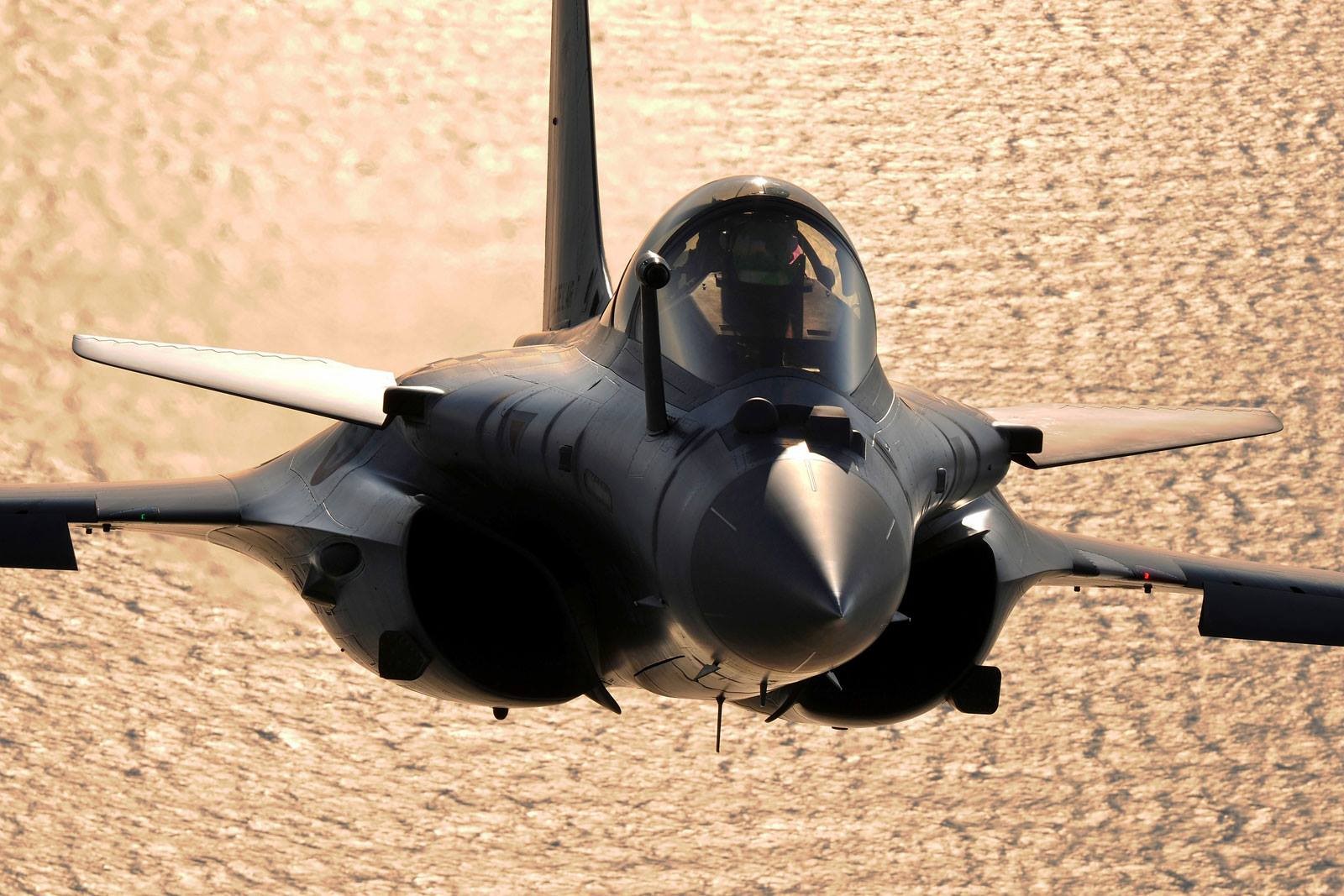 Dassault Rafale, French Air Force, jet fighter, sea, HD Wallpaper
