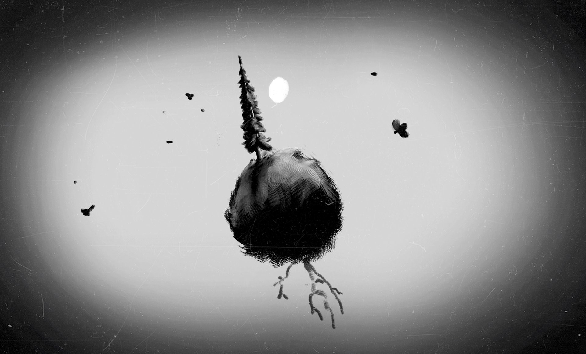 monochrome, creativity, minimalism, HD Wallpaper