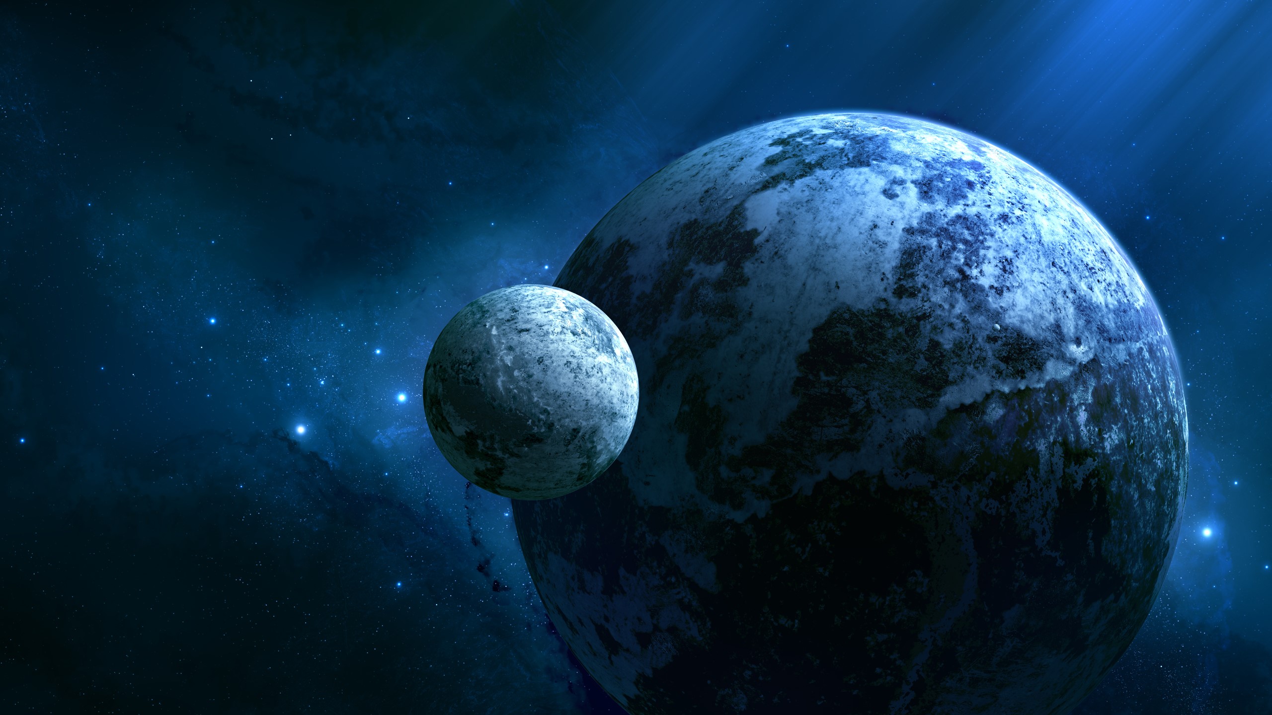 space, planet, stars, HD Wallpaper