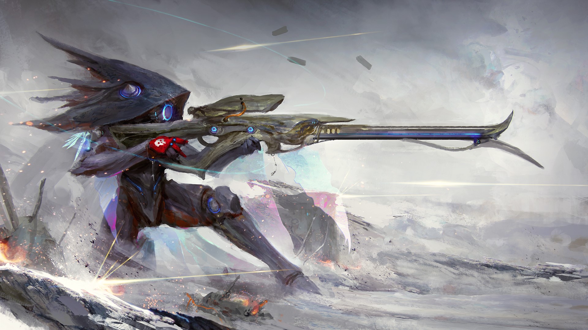 video games, Warframe, PC gaming, artwork, video game art, HD Wallpaper