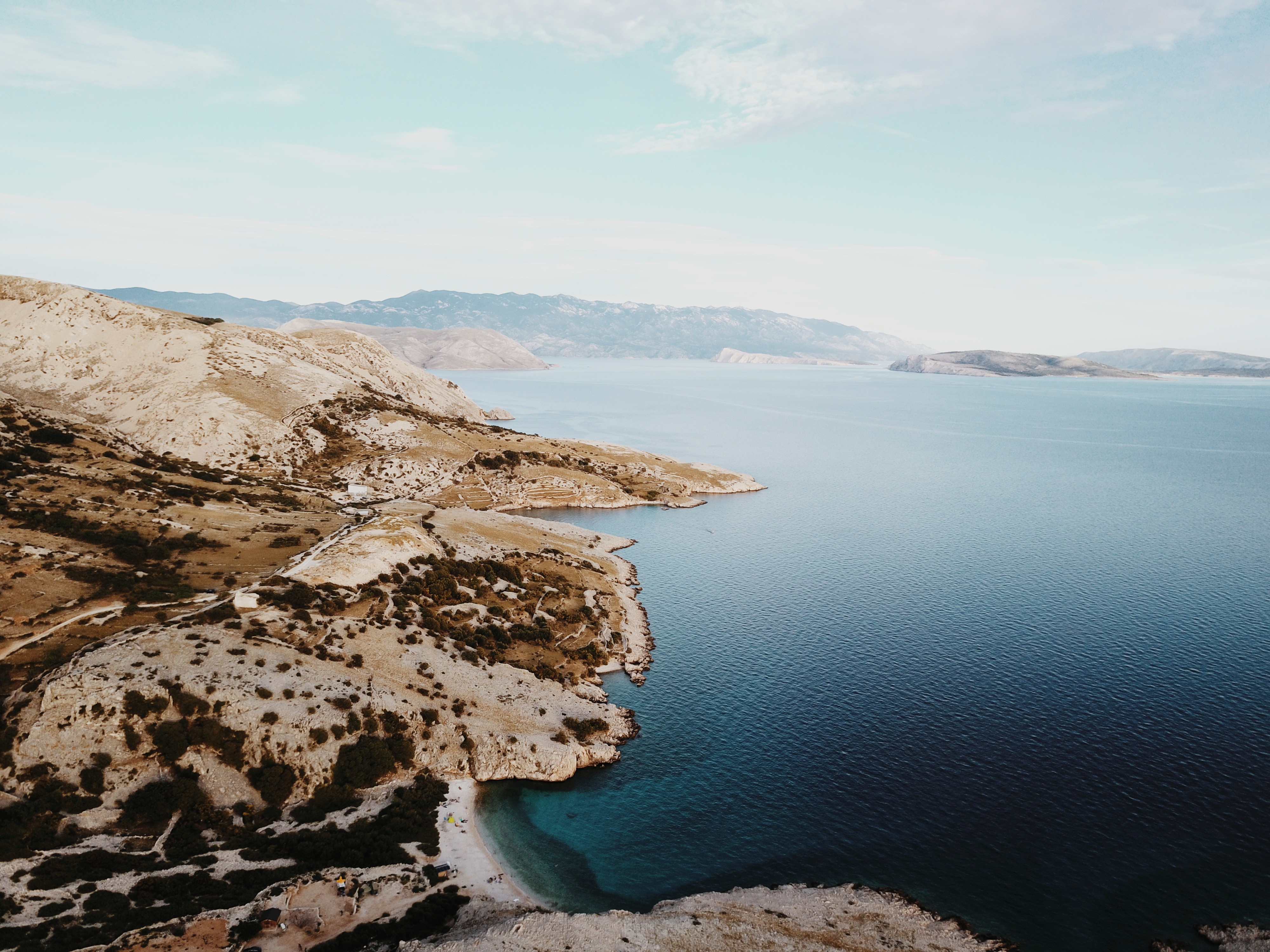nature, water, trees, coast, HD Wallpaper