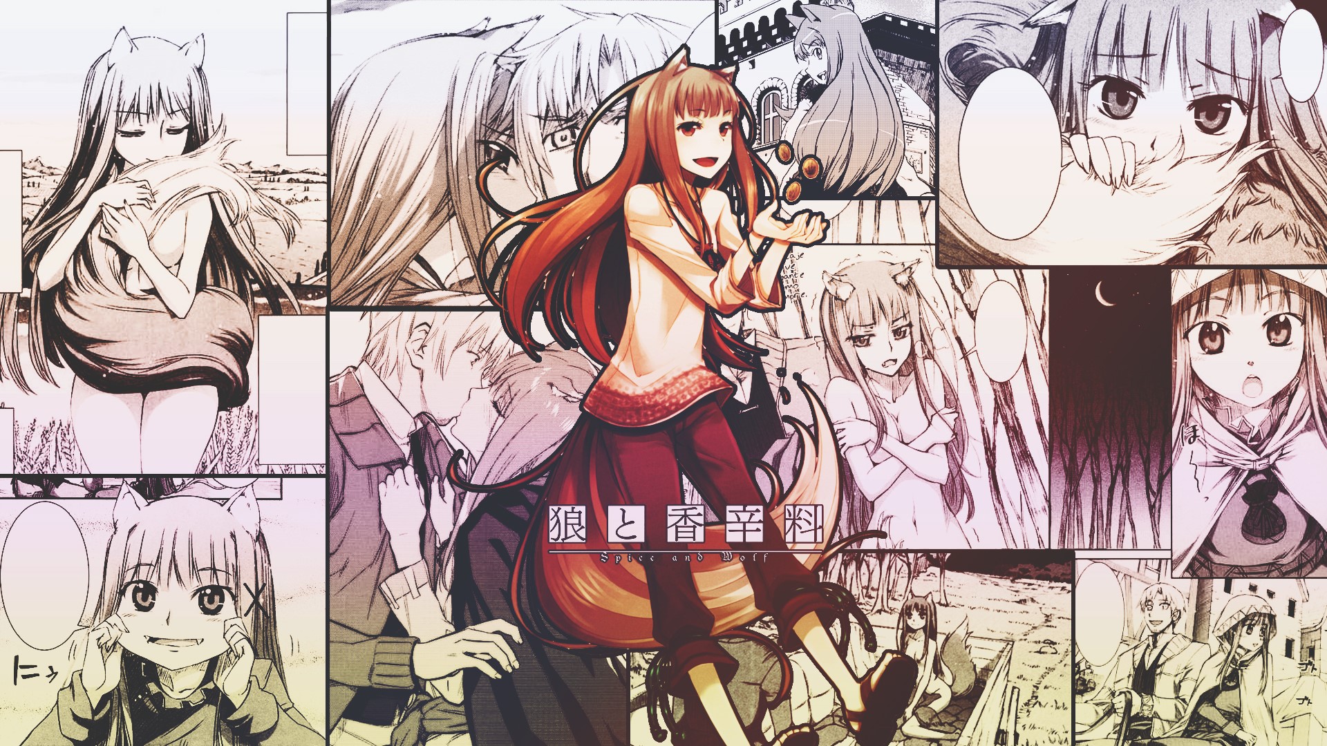 Spice and Wolf, anime girls, Holo (Spice and Wolf), HD Wallpaper
