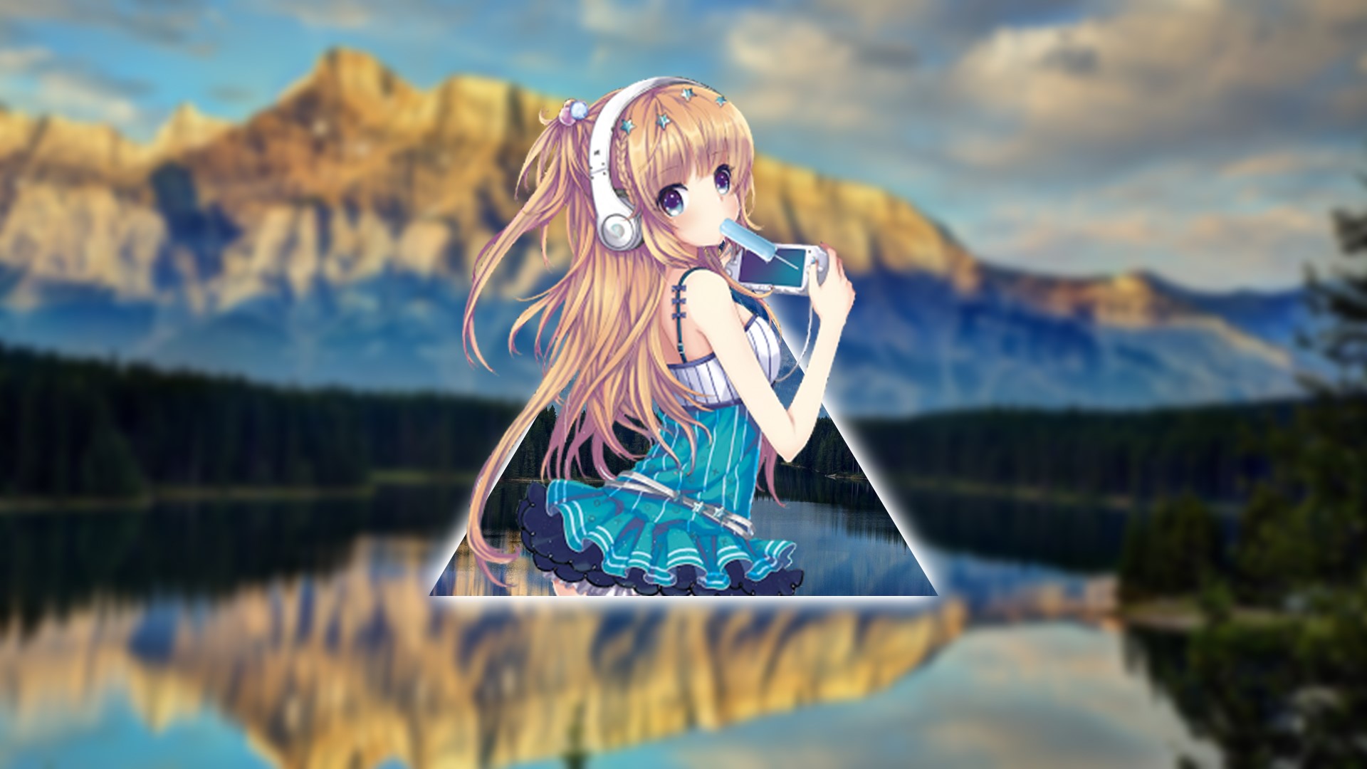 anime girls, anime, picture-in-picture, HD Wallpaper