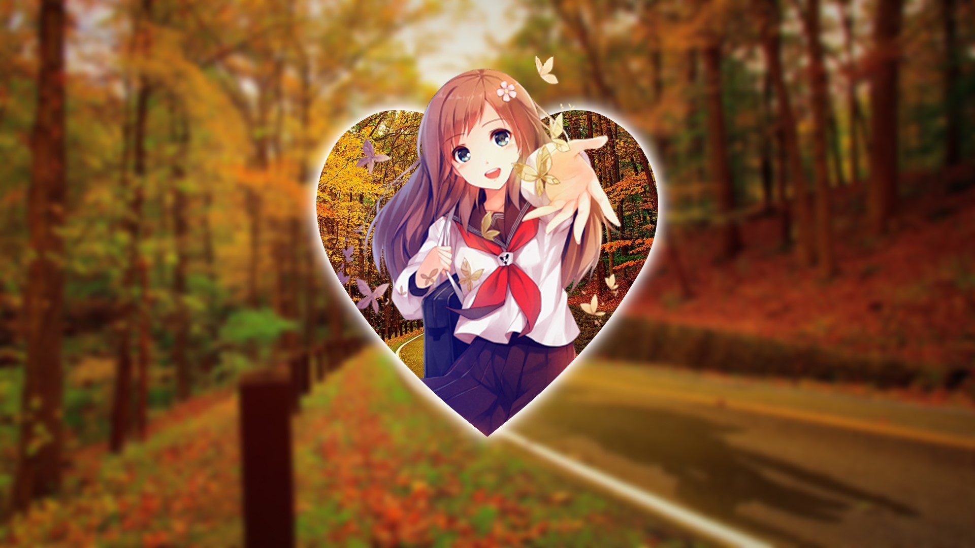 anime girls, anime, picture-in-picture, HD Wallpaper