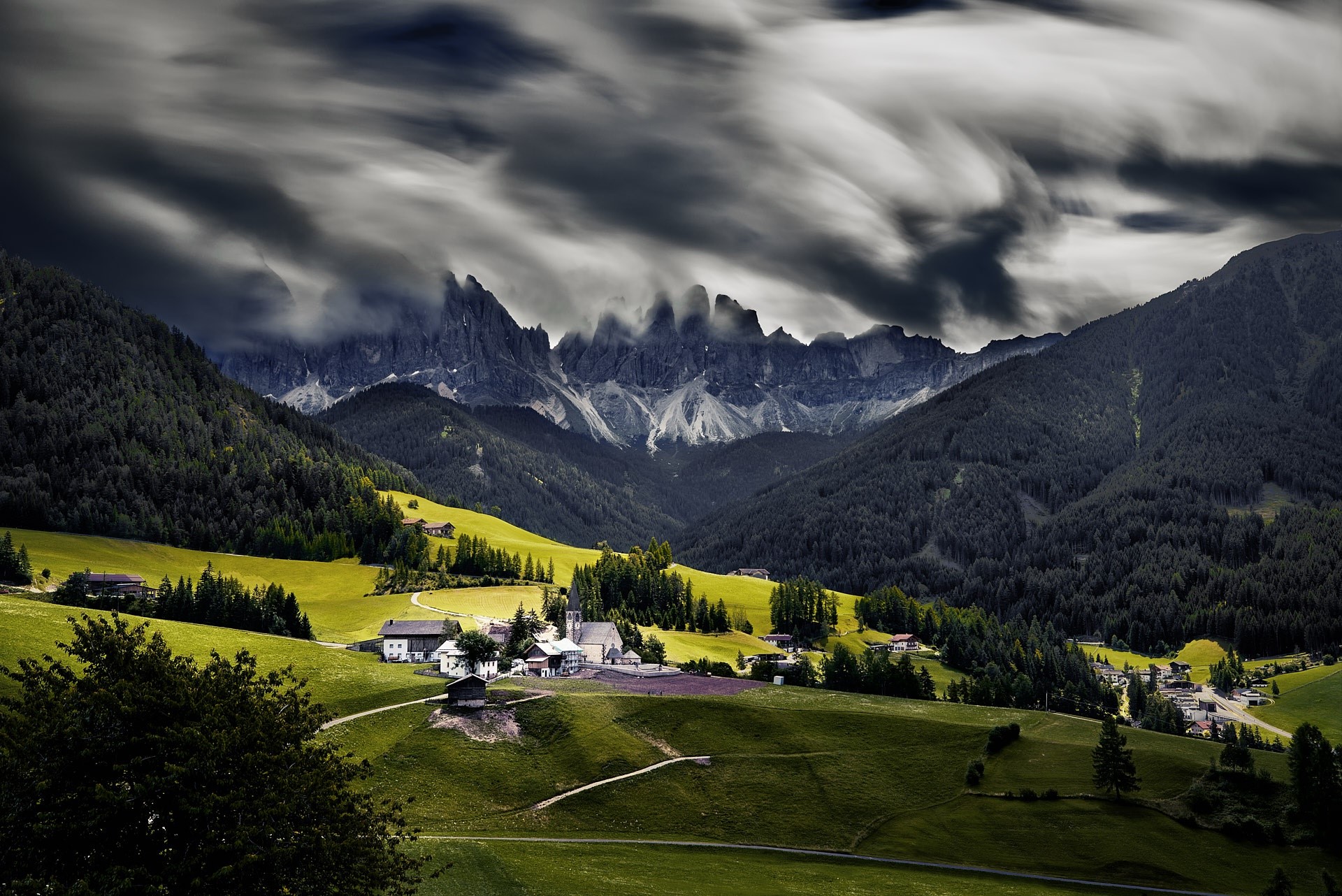 Dolomites (mountains), landscape, mountains, HD Wallpaper