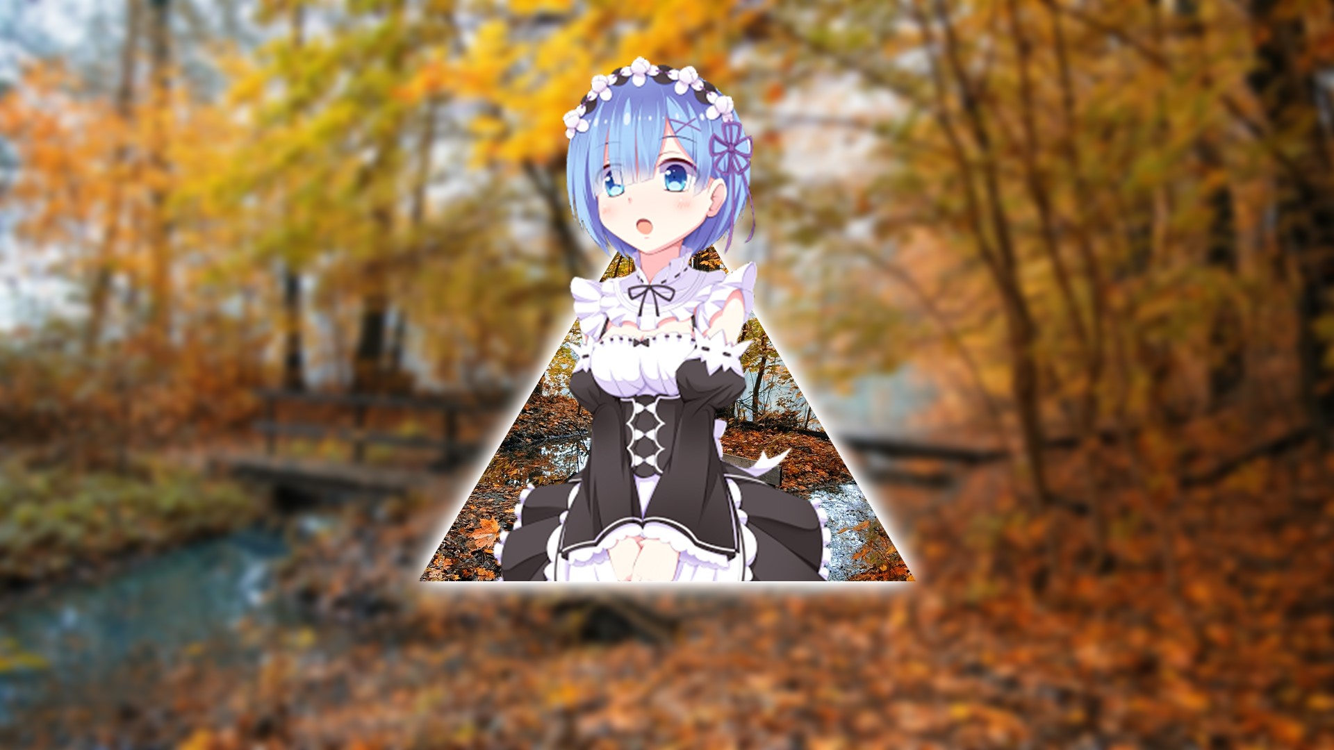 anime, anime girls, Re:Zero Kara Hajimeru Isekai Seikatsu, Rem (Re: Zero), picture-in-picture, HD Wallpaper