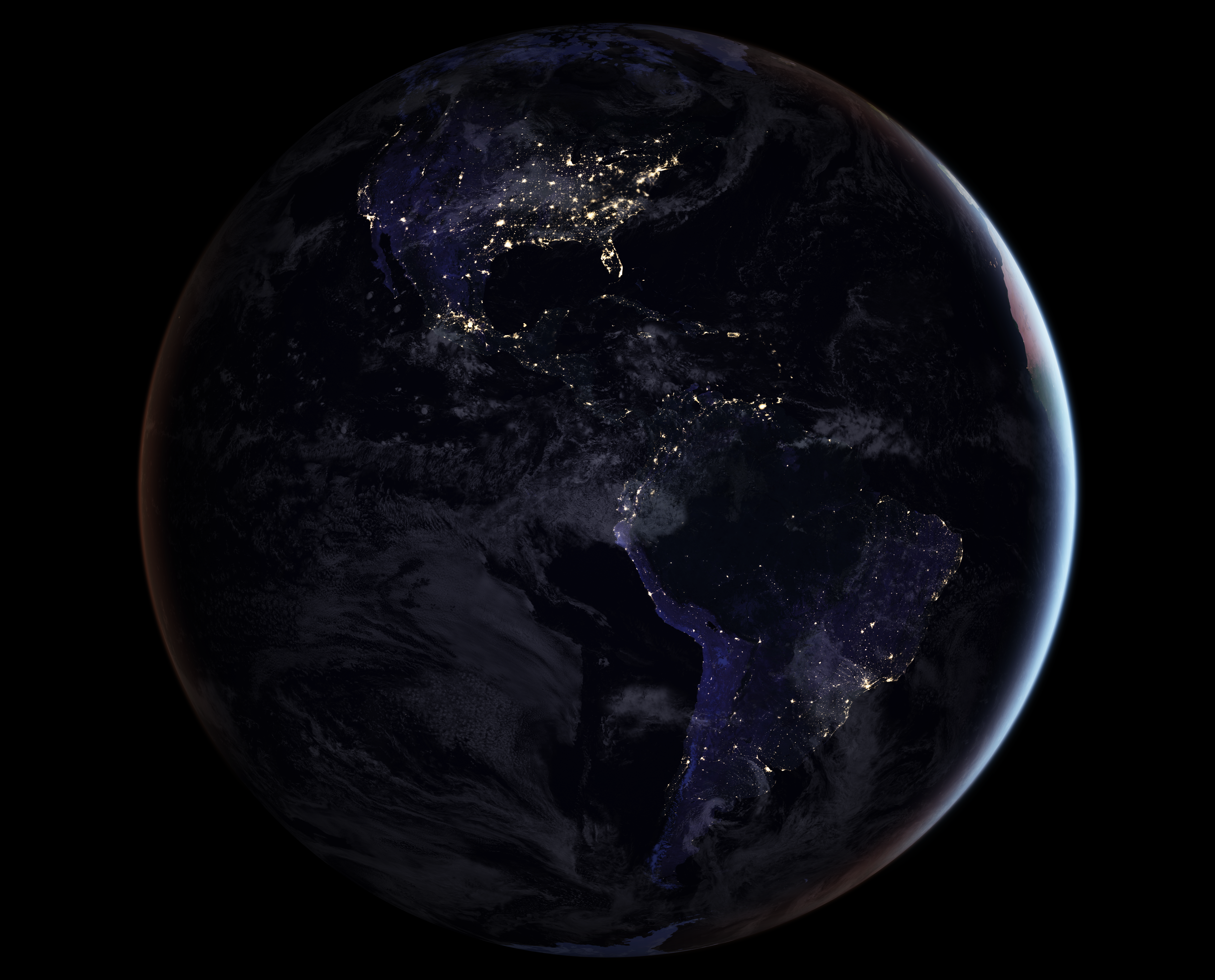space, universe, Earth, continents, HD Wallpaper