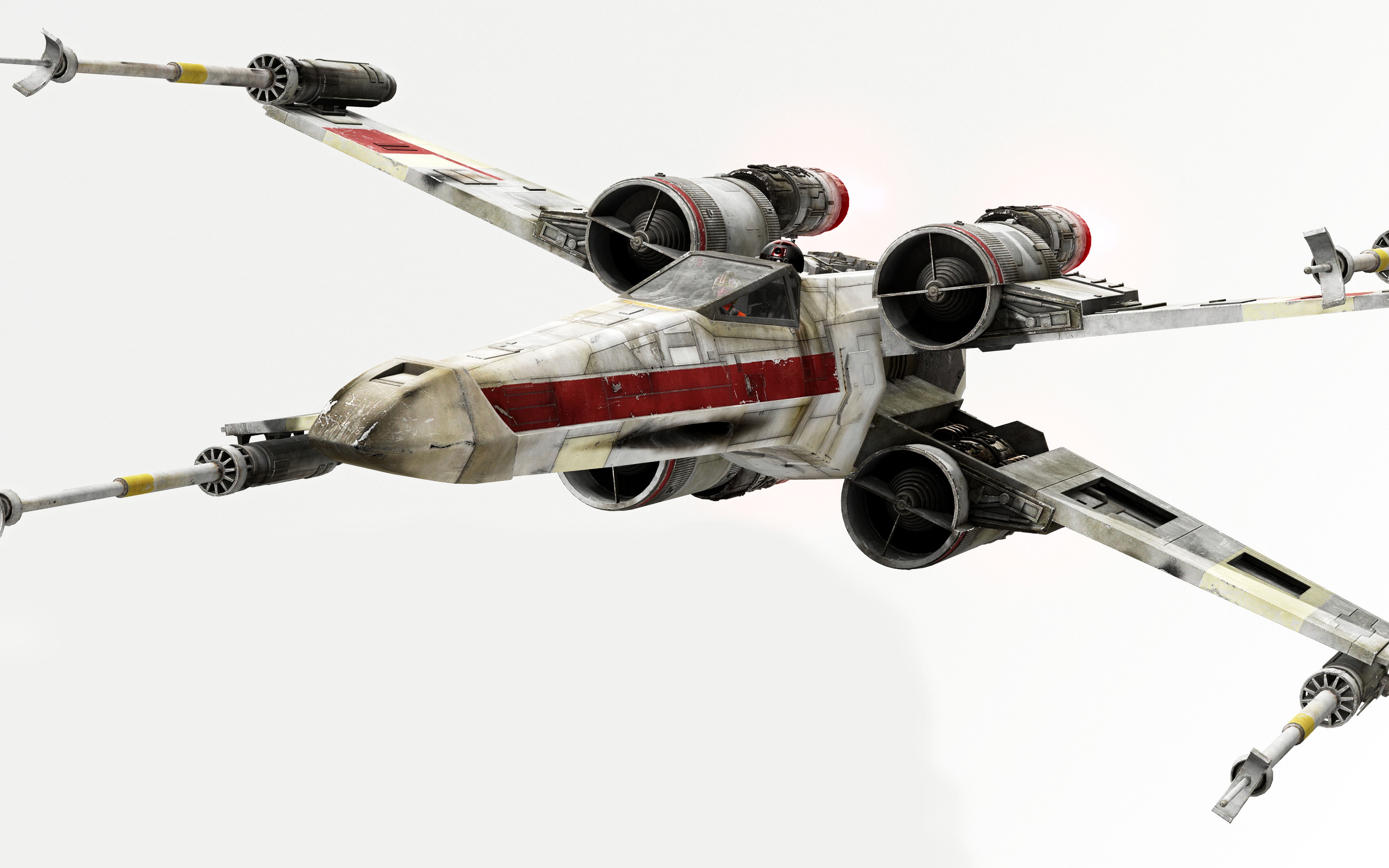 X-wing, Star Wars, spaceship, HD Wallpaper