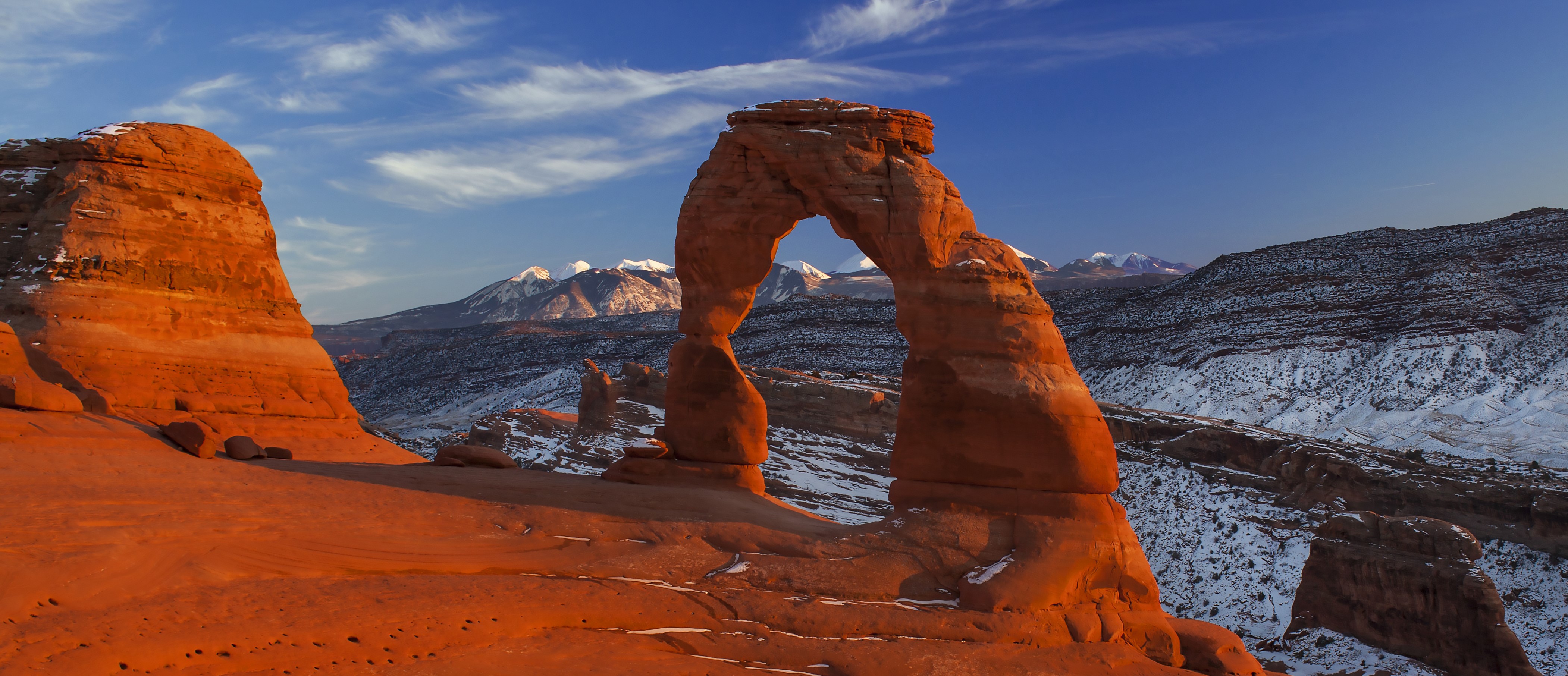 mountains, landscape, rock, nature, sky, USA, Delicate Arch, HD Wallpaper