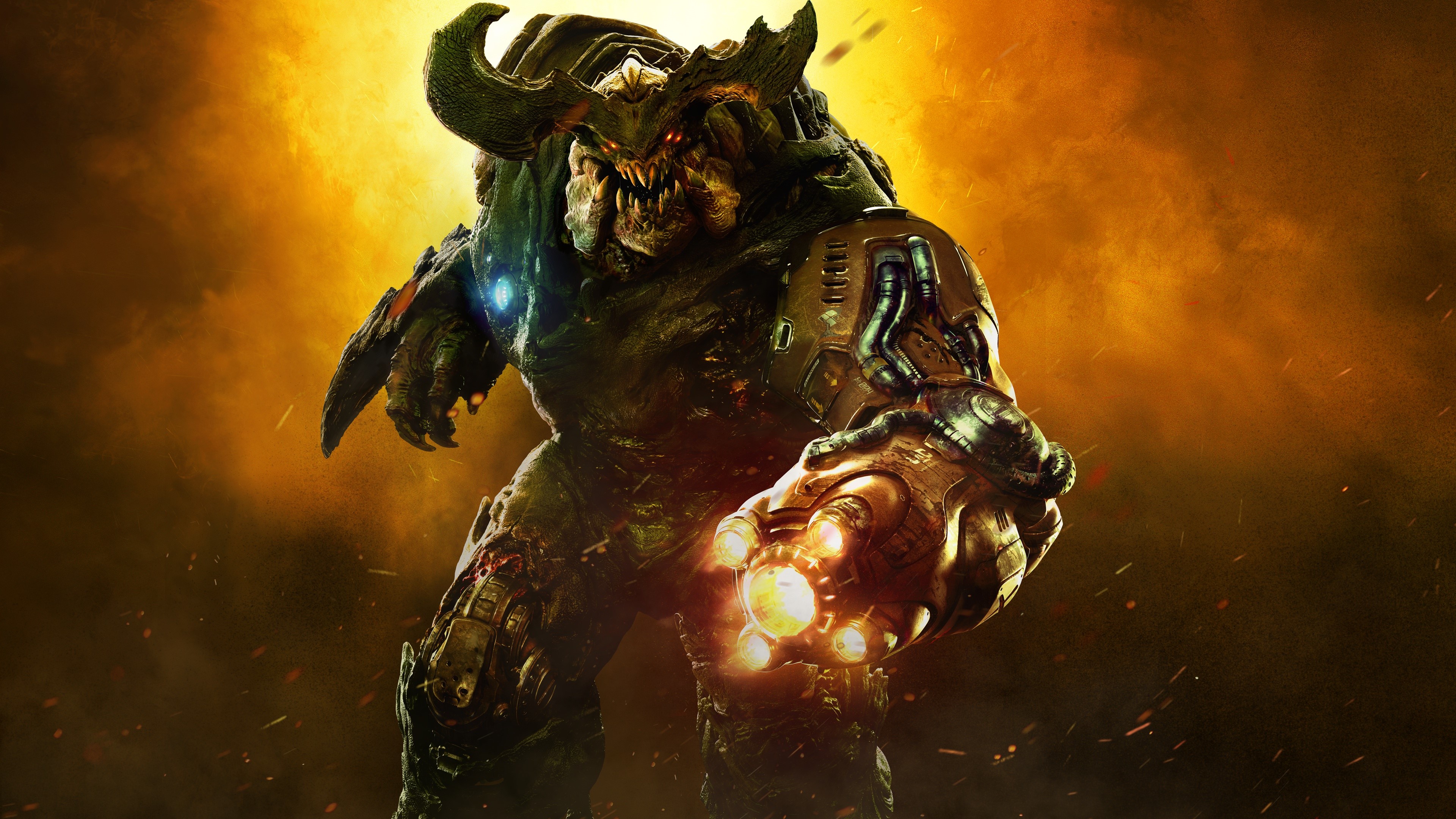 Doom (2016), video games, demon, HD Wallpaper