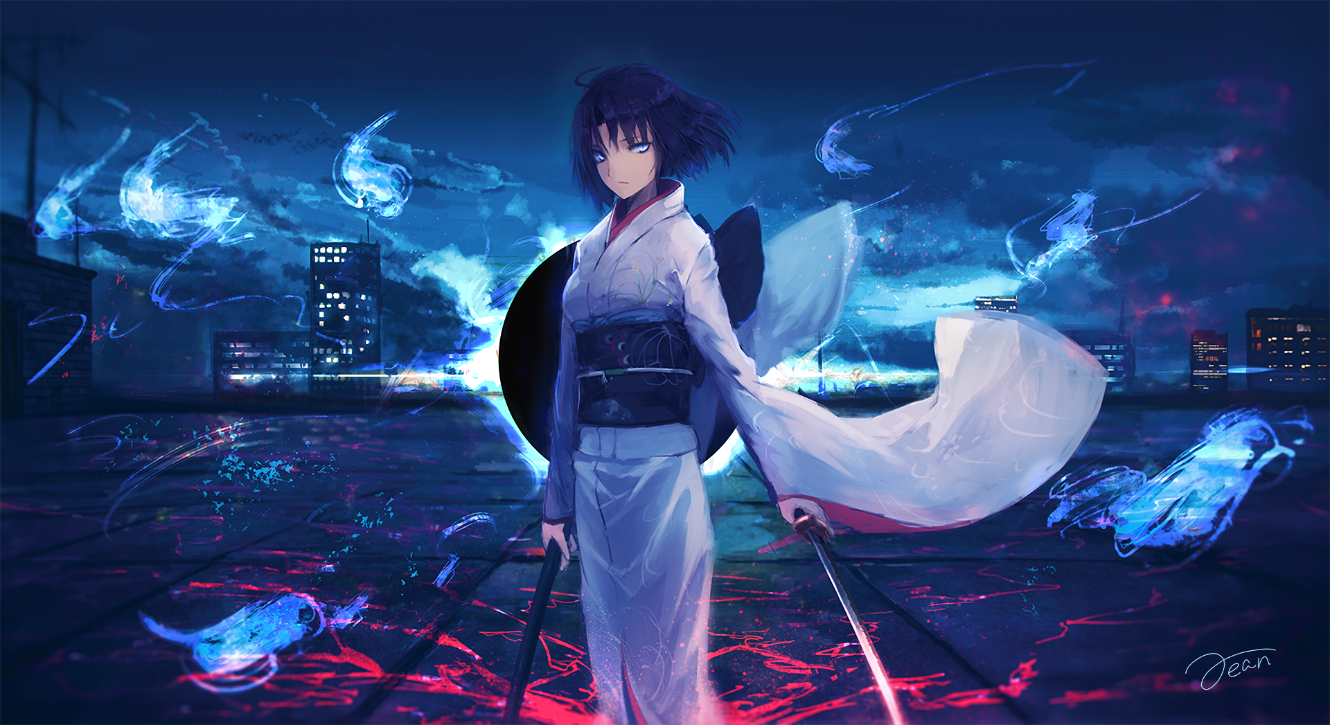 Kara no Kyoukai, anime girls, Ryougi Shiki, HD Wallpaper