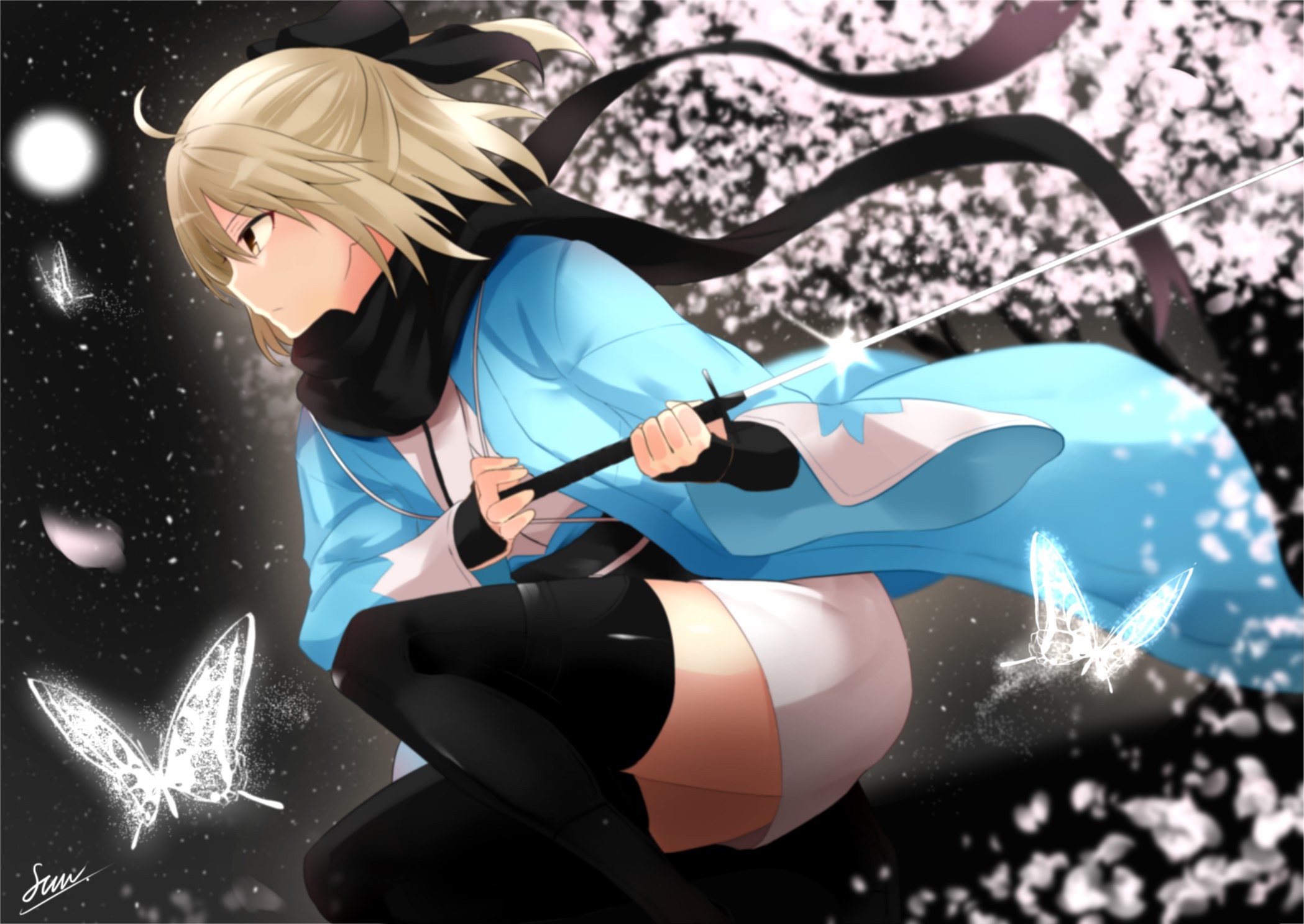 Fate/Grand Order, Saber, Okita Souji, HD Wallpaper