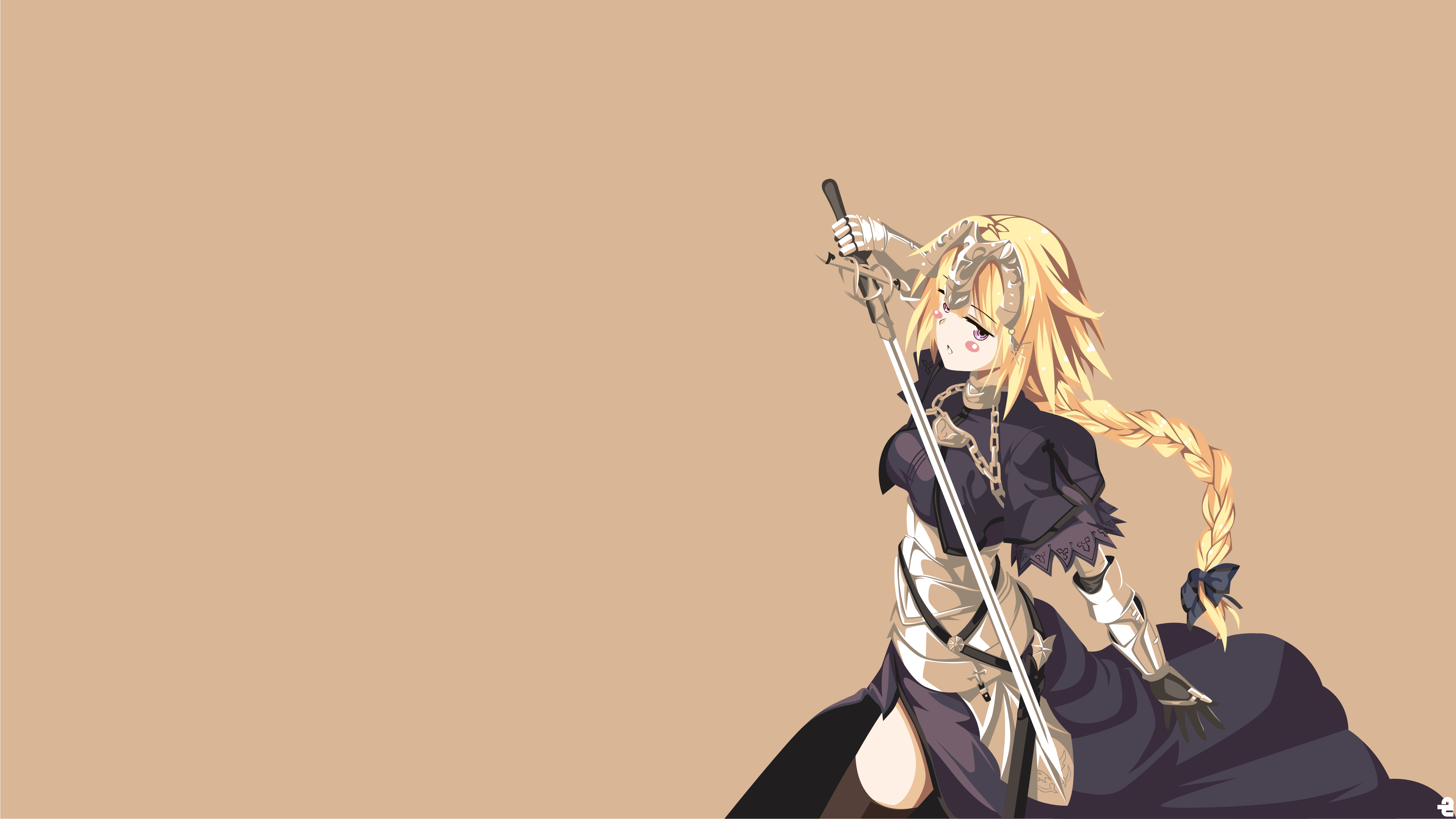 Fate/Apocrypha, anime girls, Jeanne dArc, Ruler (Fate/Apocrypha), HD Wallpaper