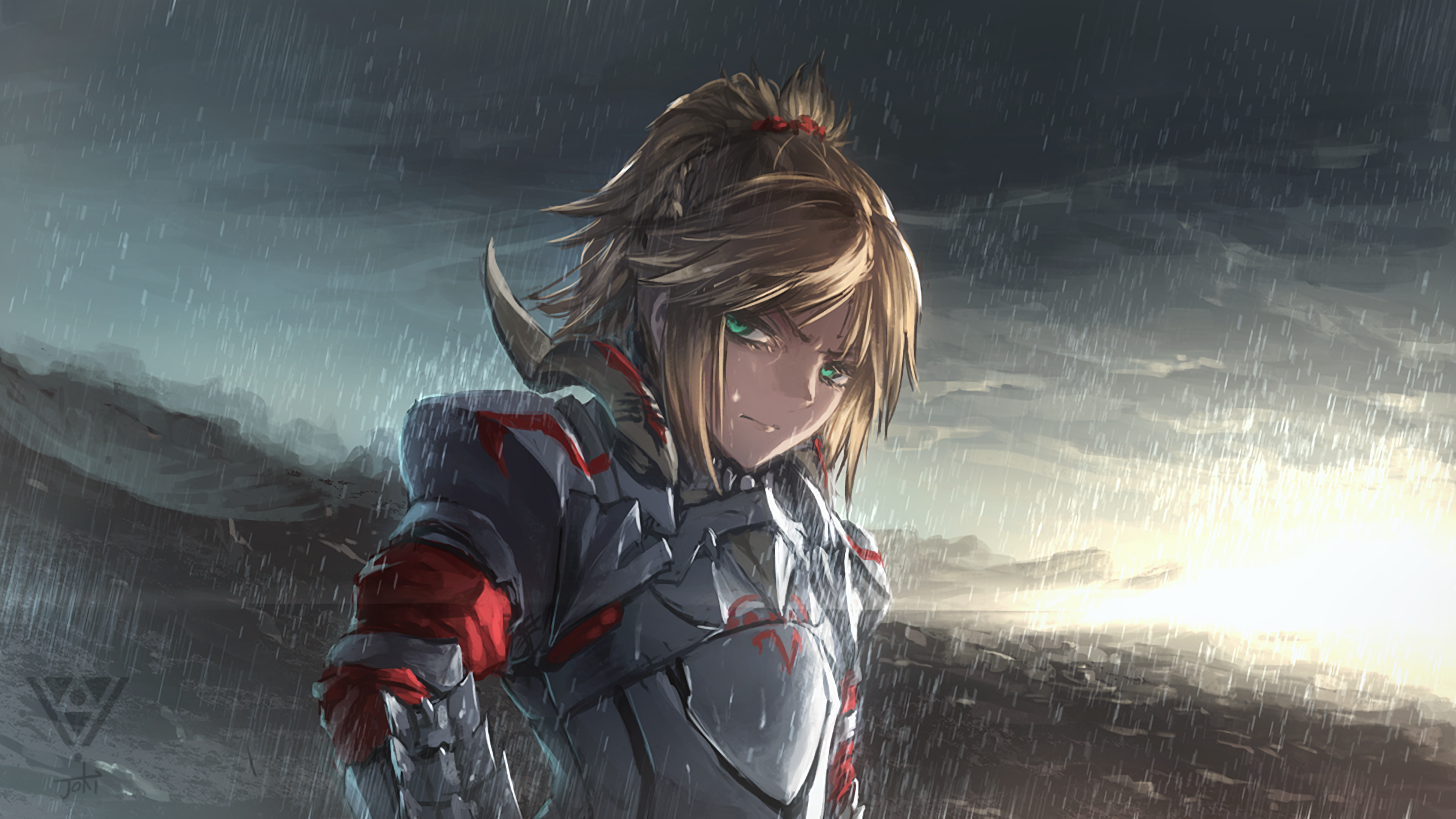 Fate/Apocrypha, anime girls, Saber of Red, Mordred (Fate/Apocrypha), HD Wallpaper